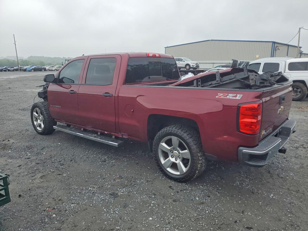 2014 Chevrolet Silverado K1500 Lt Burgundy vin: 3GCUKREC2EG166087
