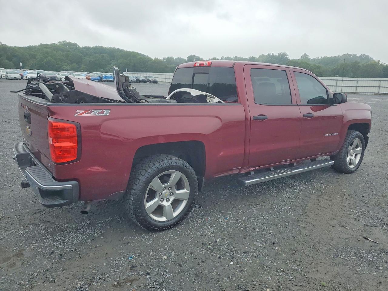 2014 Chevrolet Silverado K1500 Lt Burgundy vin: 3GCUKREC2EG166087