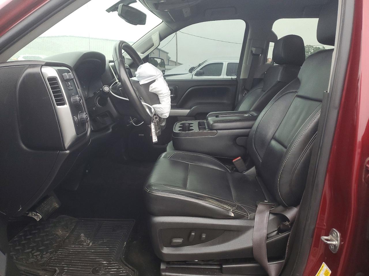 2014 Chevrolet Silverado K1500 Lt Burgundy vin: 3GCUKREC2EG166087