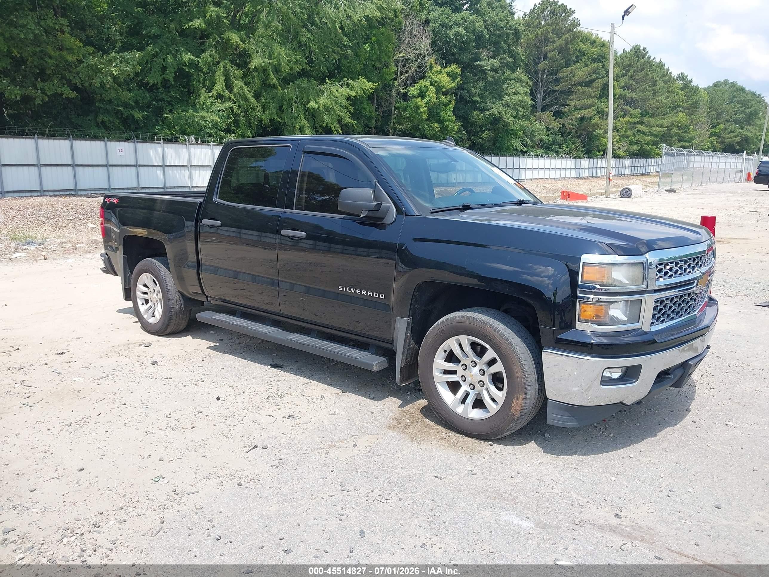 2014 Chevrolet Silverado 1500 Lt Black vin: 3GCUKREC2EG190793