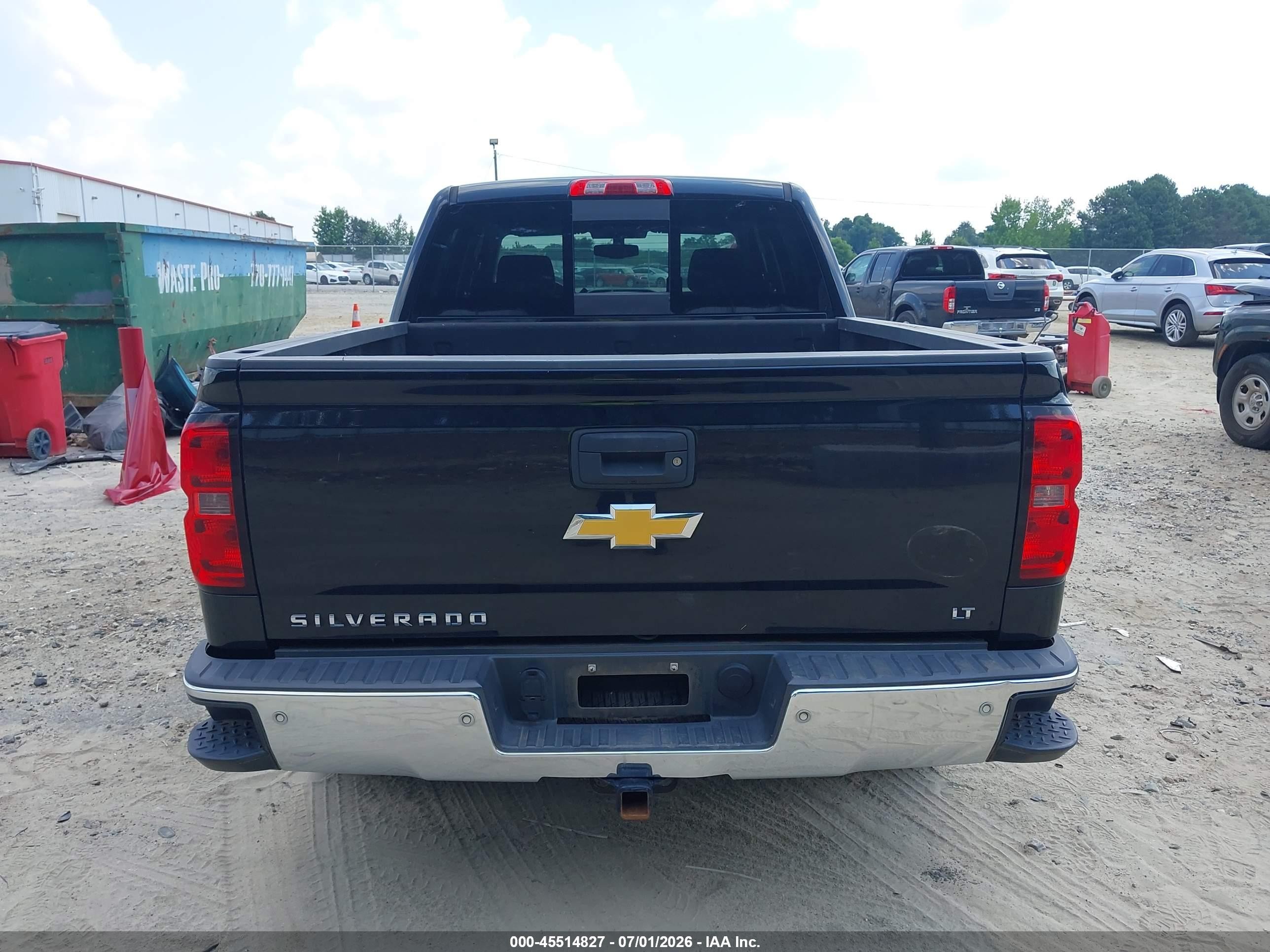 2014 Chevrolet Silverado 1500 Lt Black vin: 3GCUKREC2EG190793
