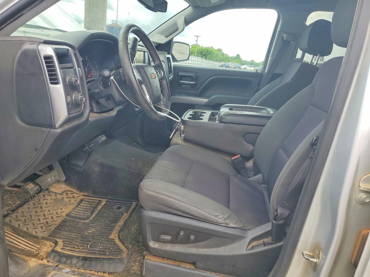 2014 Chevrolet Silverado K1500 Lt Silver vin: 3GCUKREC2EG193015
