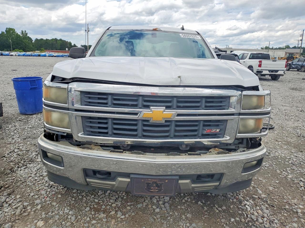 2014 Chevrolet Silverado K1500 Lt Silver vin: 3GCUKREC2EG193015