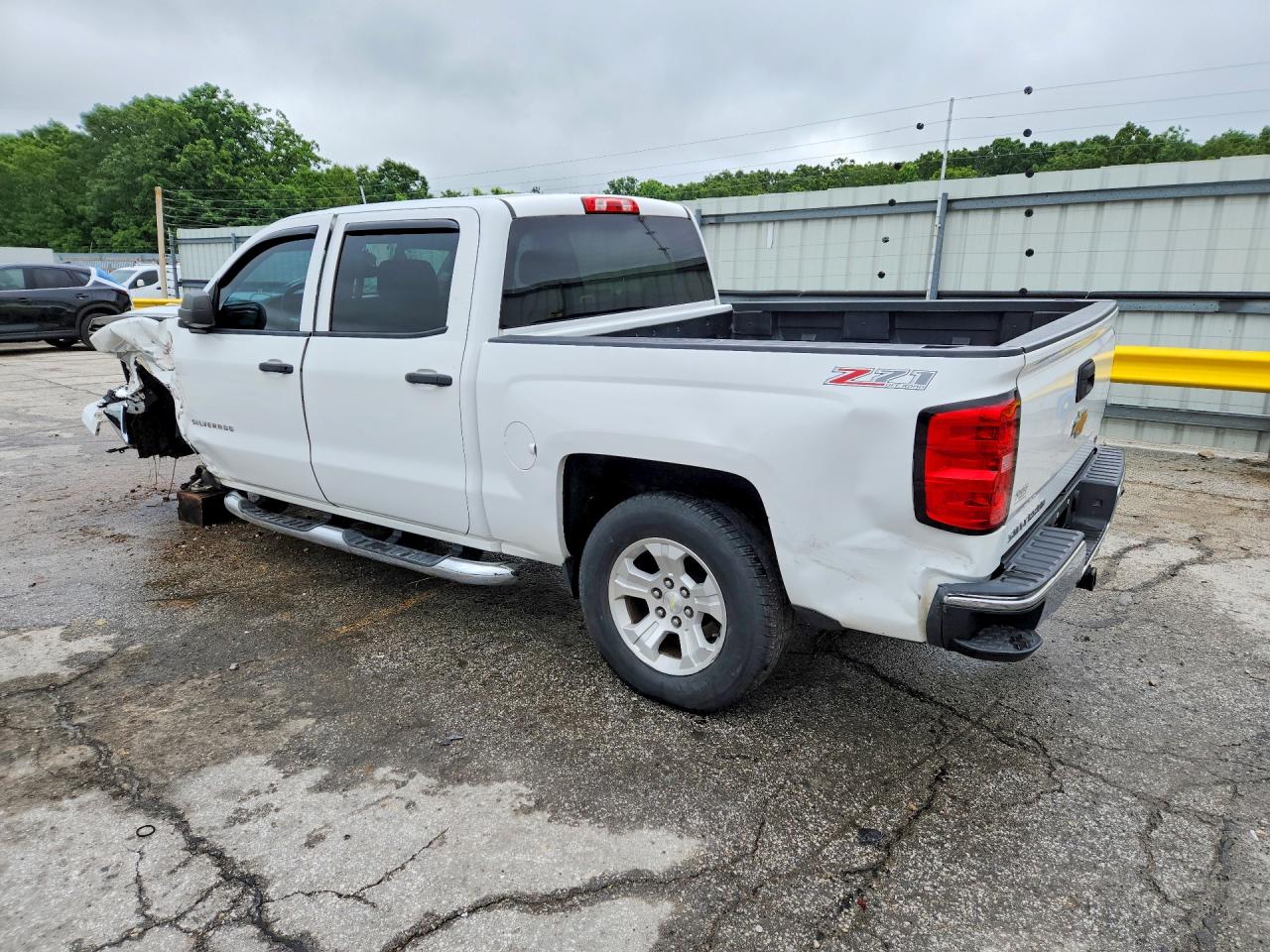 2014 Chevrolet Silverado K1500 Lt White vin: 3GCUKREC2EG225963