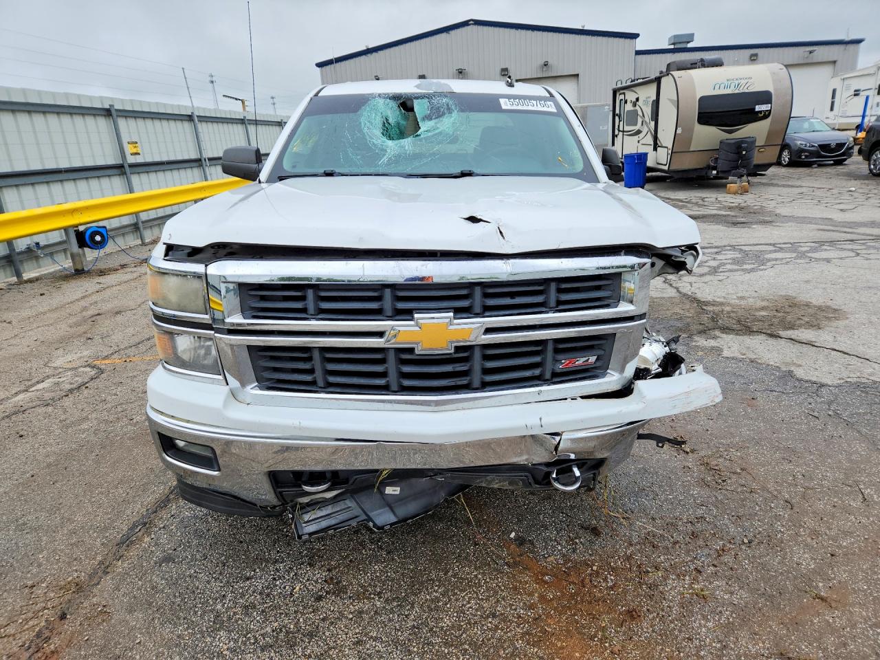 2014 Chevrolet Silverado K1500 Lt White vin: 3GCUKREC2EG225963
