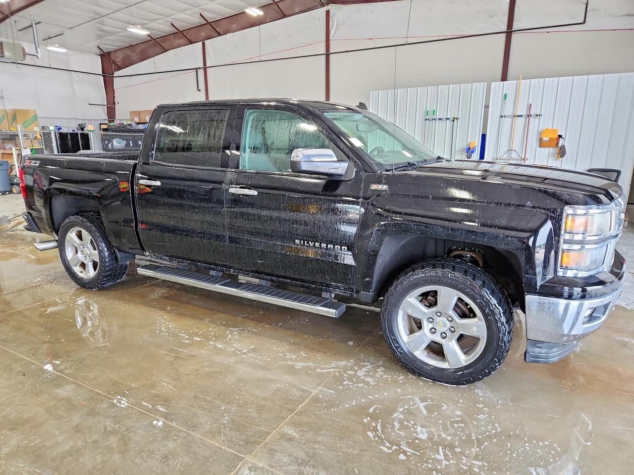 2014 Chevrolet Silverado K1500 Lt Black vin: 3GCUKREC2EG252547