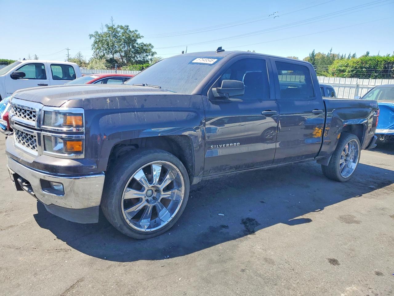 2014 Chevrolet Silverado K1500 Lt Charcoal vin: 3GCUKREC2EG311970