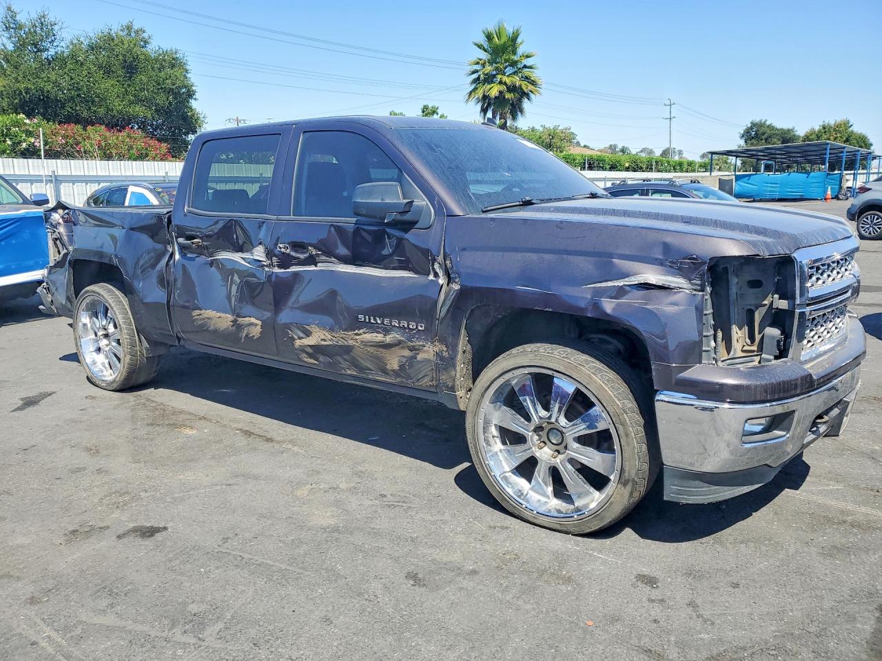 2014 Chevrolet Silverado K1500 Lt Charcoal vin: 3GCUKREC2EG311970