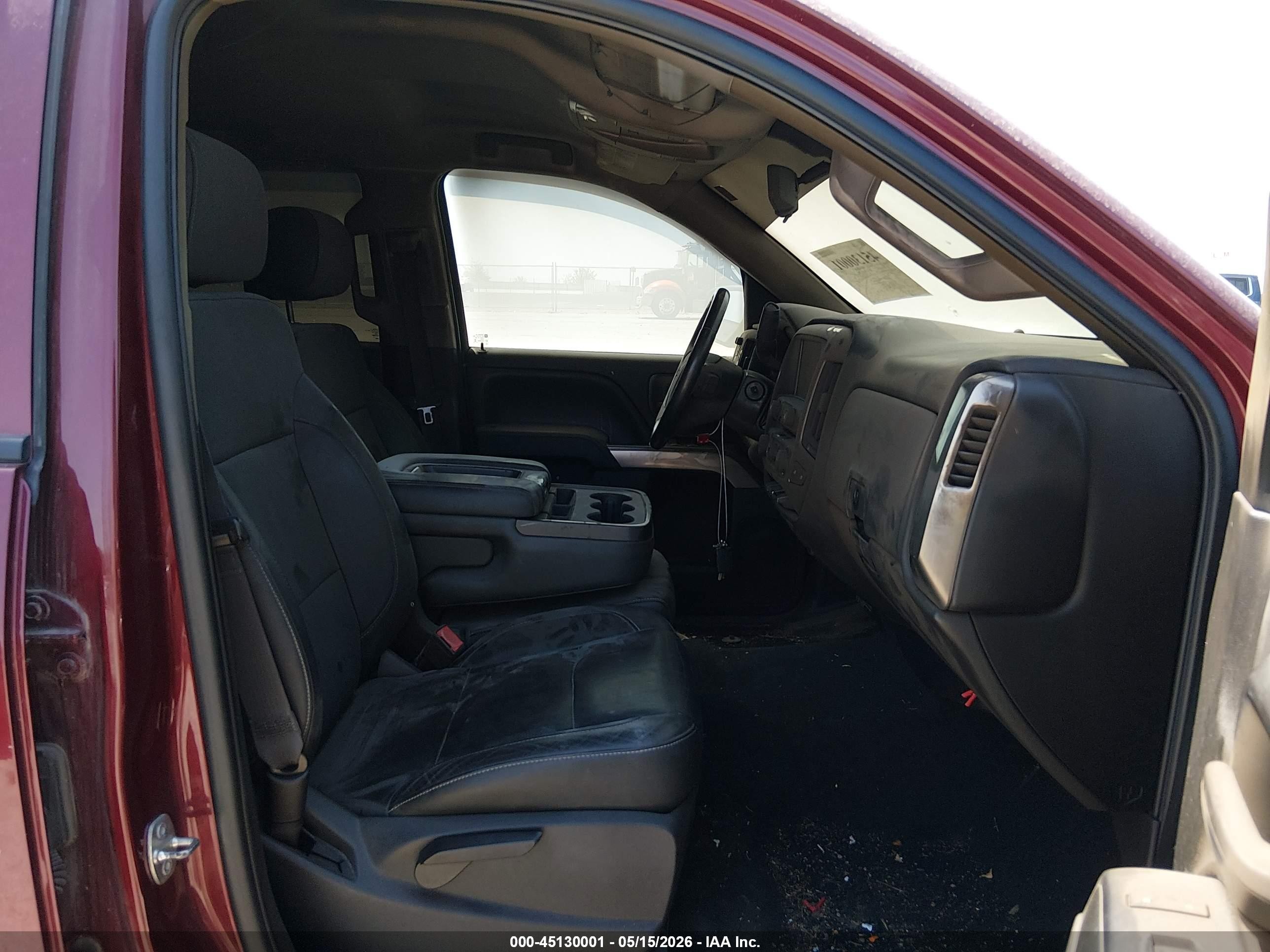 2014 Chevrolet Silverado 1500 1lt Red vin: 3GCUKREC2EG338604