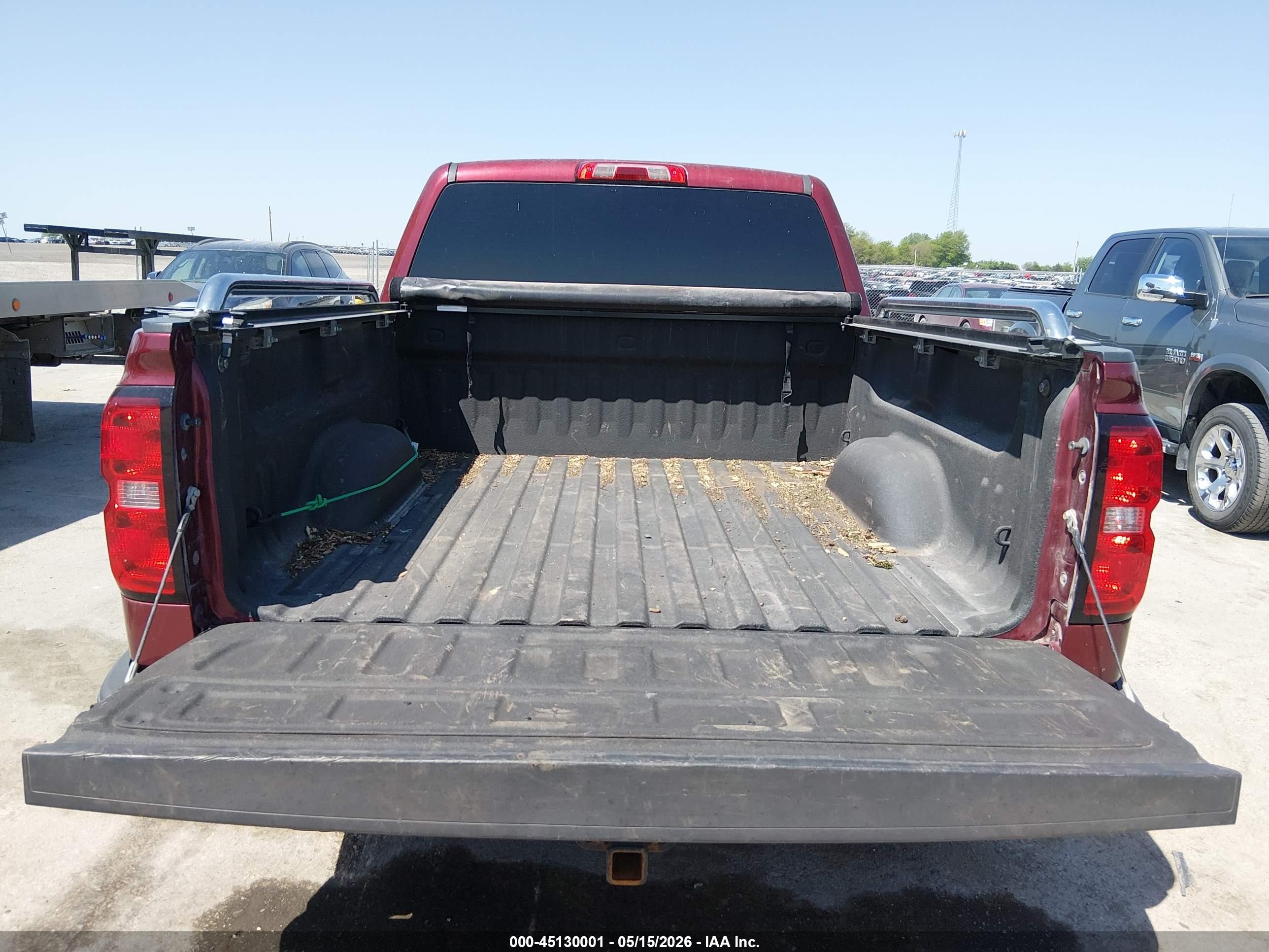 2014 Chevrolet Silverado 1500 1lt Red vin: 3GCUKREC2EG338604