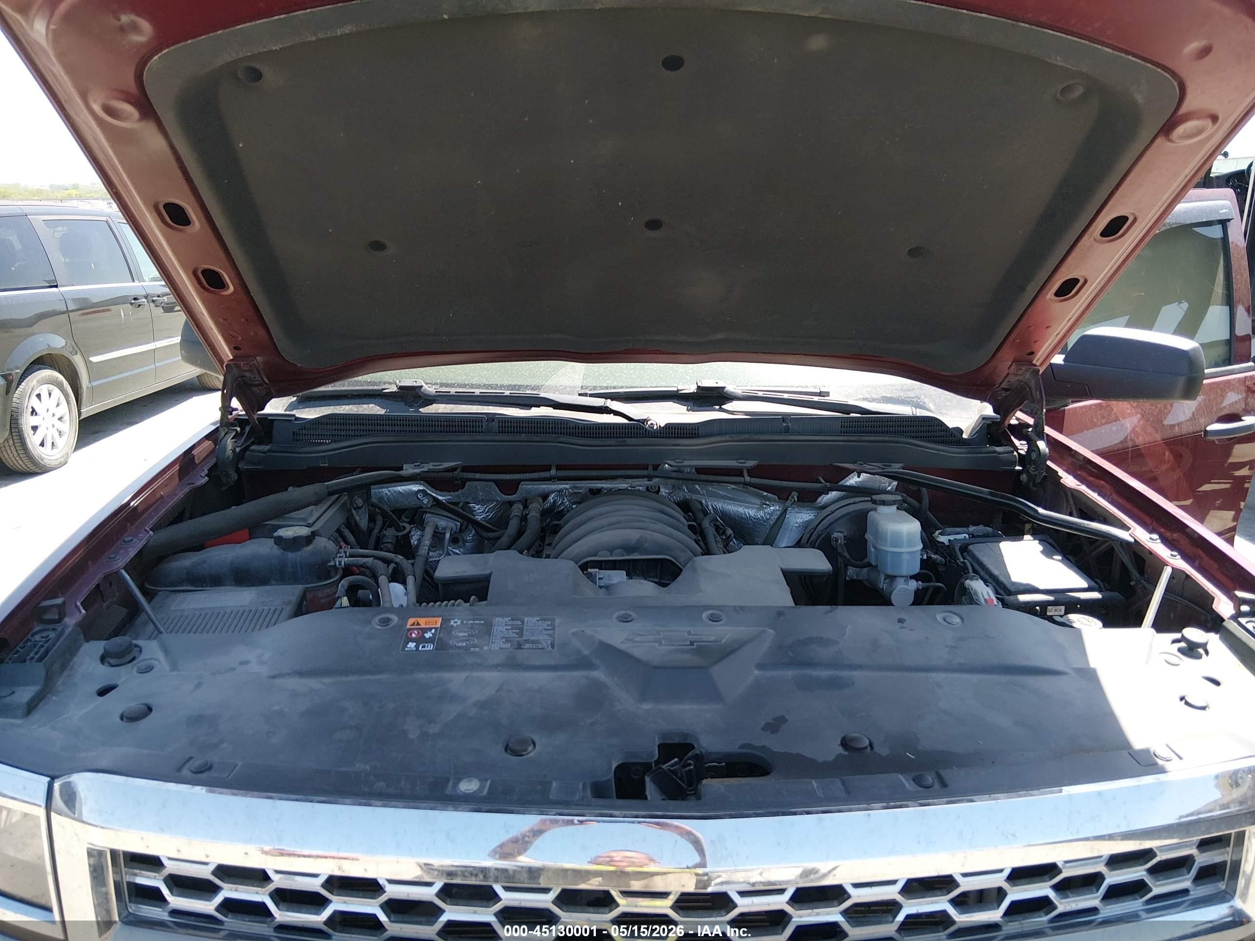 2014 Chevrolet Silverado 1500 1lt Red vin: 3GCUKREC2EG338604