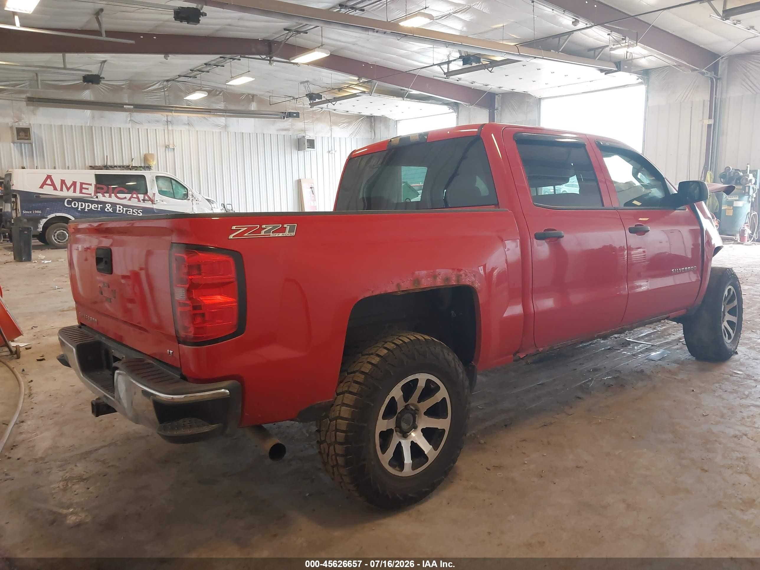 2014 Chevrolet Silverado 1500 Lt Red vin: 3GCUKREC2EG349411
