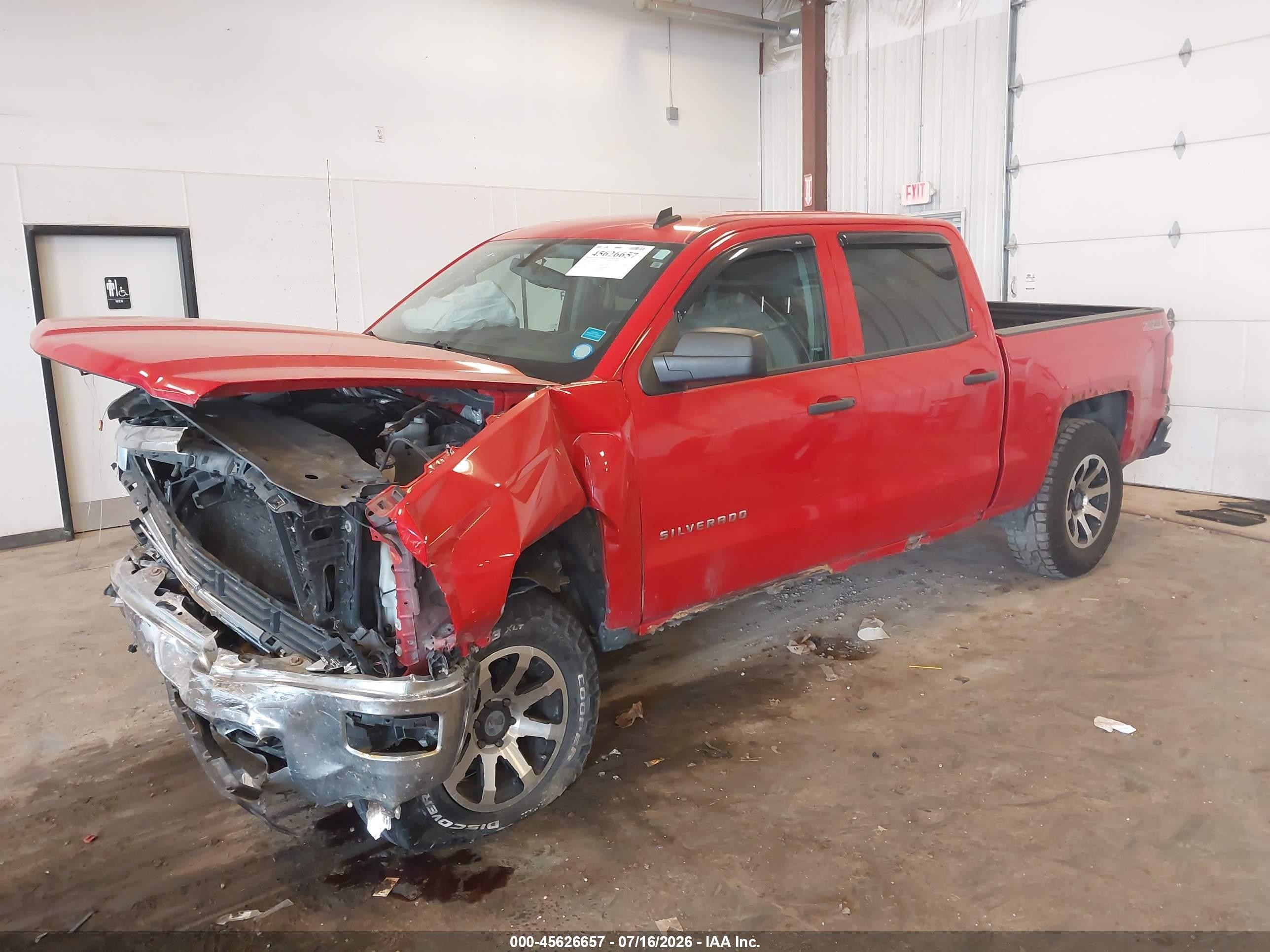 2014 Chevrolet Silverado 1500 Lt Red vin: 3GCUKREC2EG349411