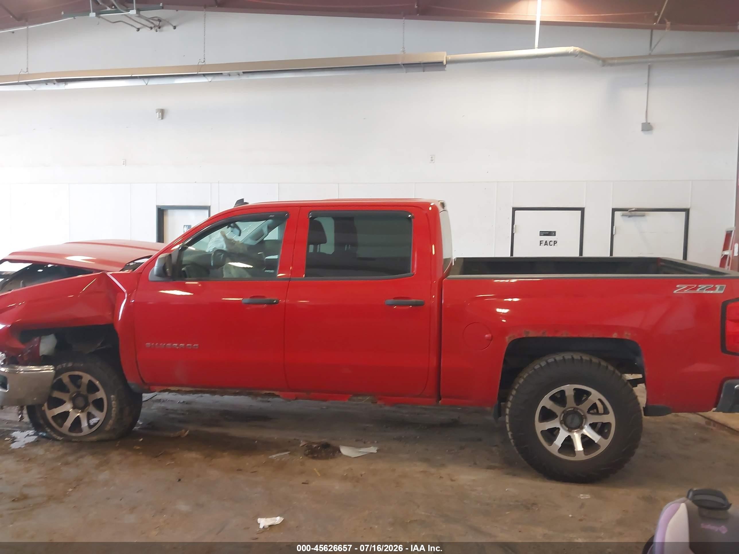 2014 Chevrolet Silverado 1500 Lt Red vin: 3GCUKREC2EG349411