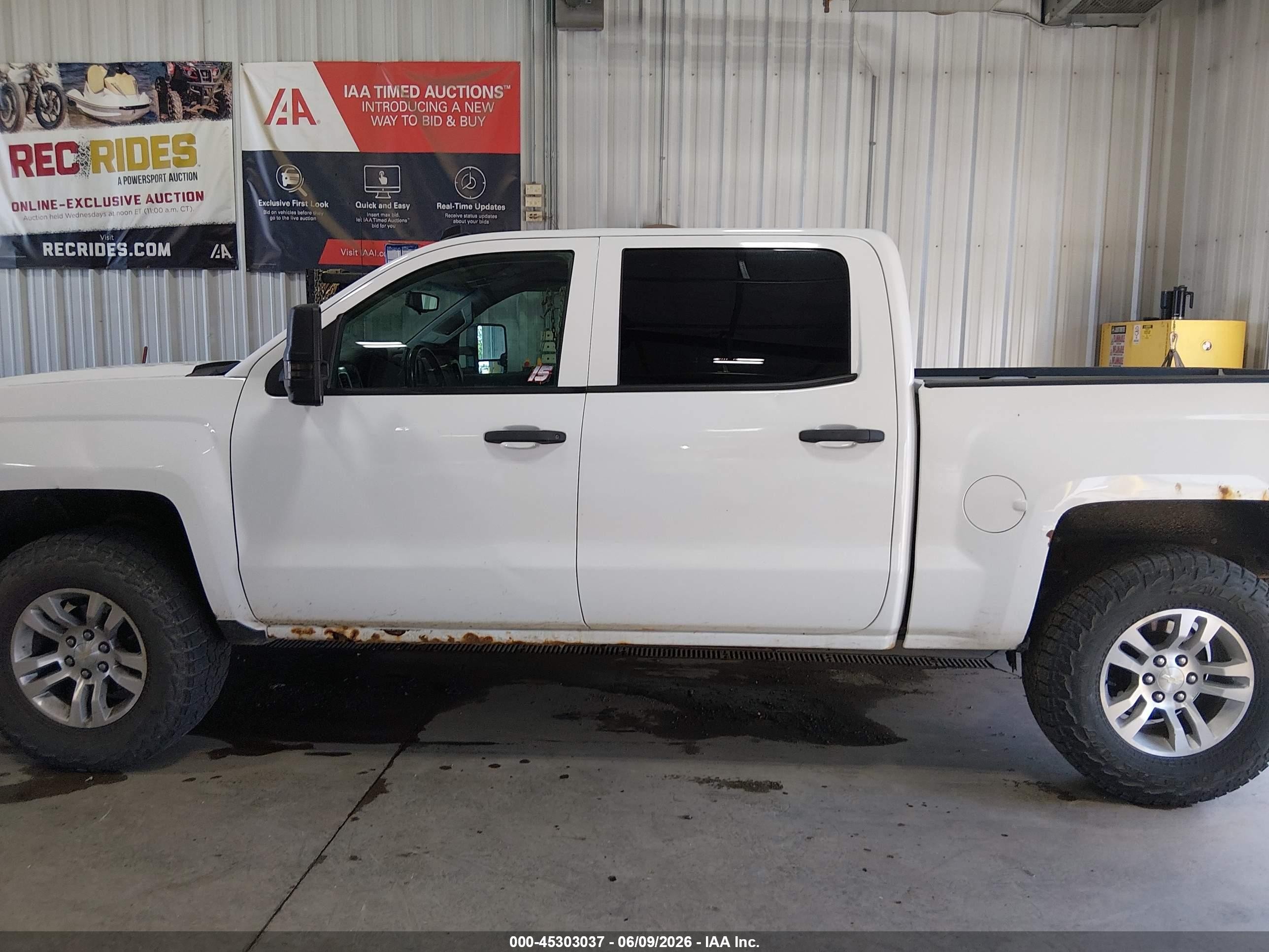 2014 Chevrolet Silverado 1500 2lt White vin: 3GCUKREC2EG368458