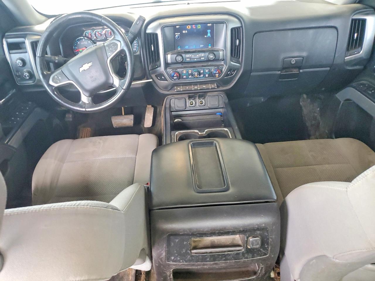 2014 Chevrolet Silverado K1500 Lt Silver vin: 3GCUKREC2EG389603
