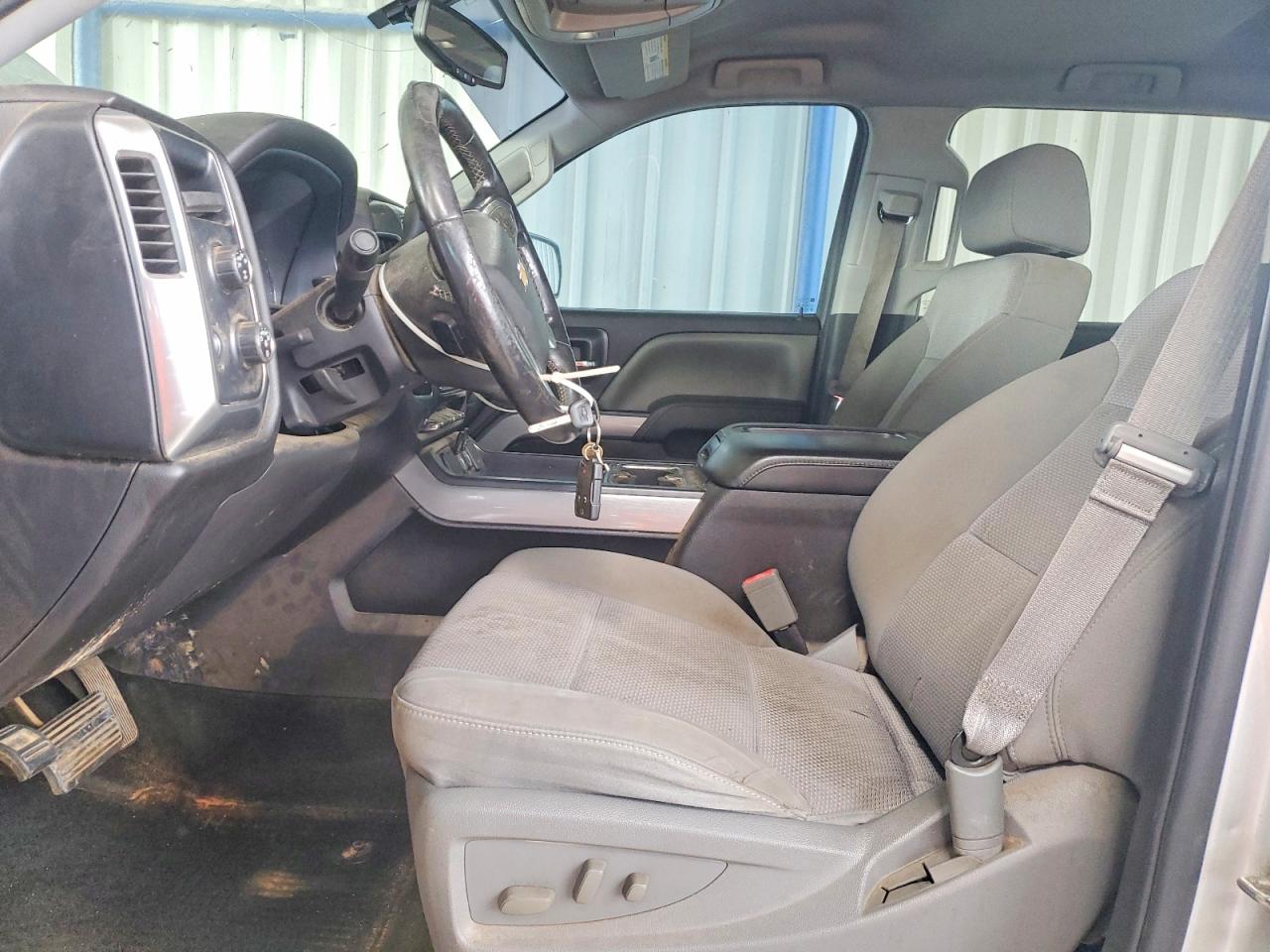 2014 Chevrolet Silverado K1500 Lt Silver vin: 3GCUKREC2EG389603