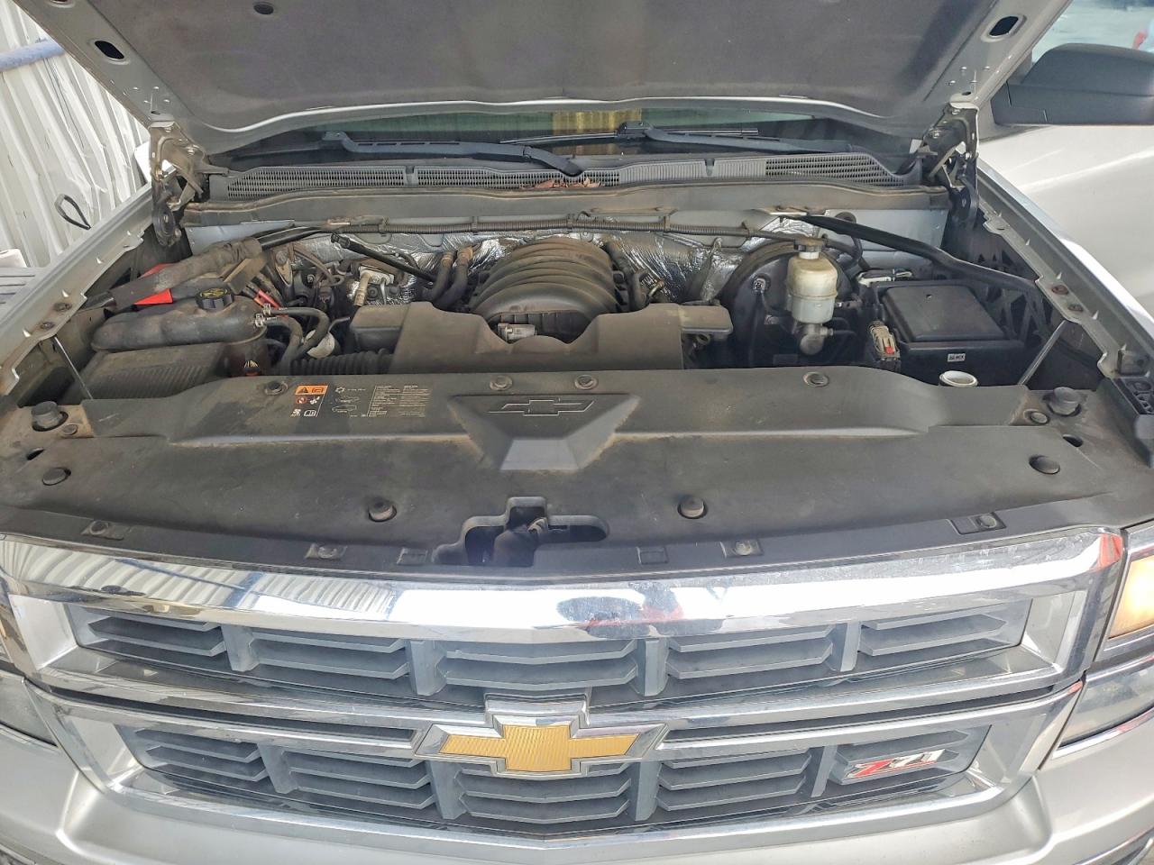 2014 Chevrolet Silverado K1500 Lt Silver vin: 3GCUKREC2EG389603