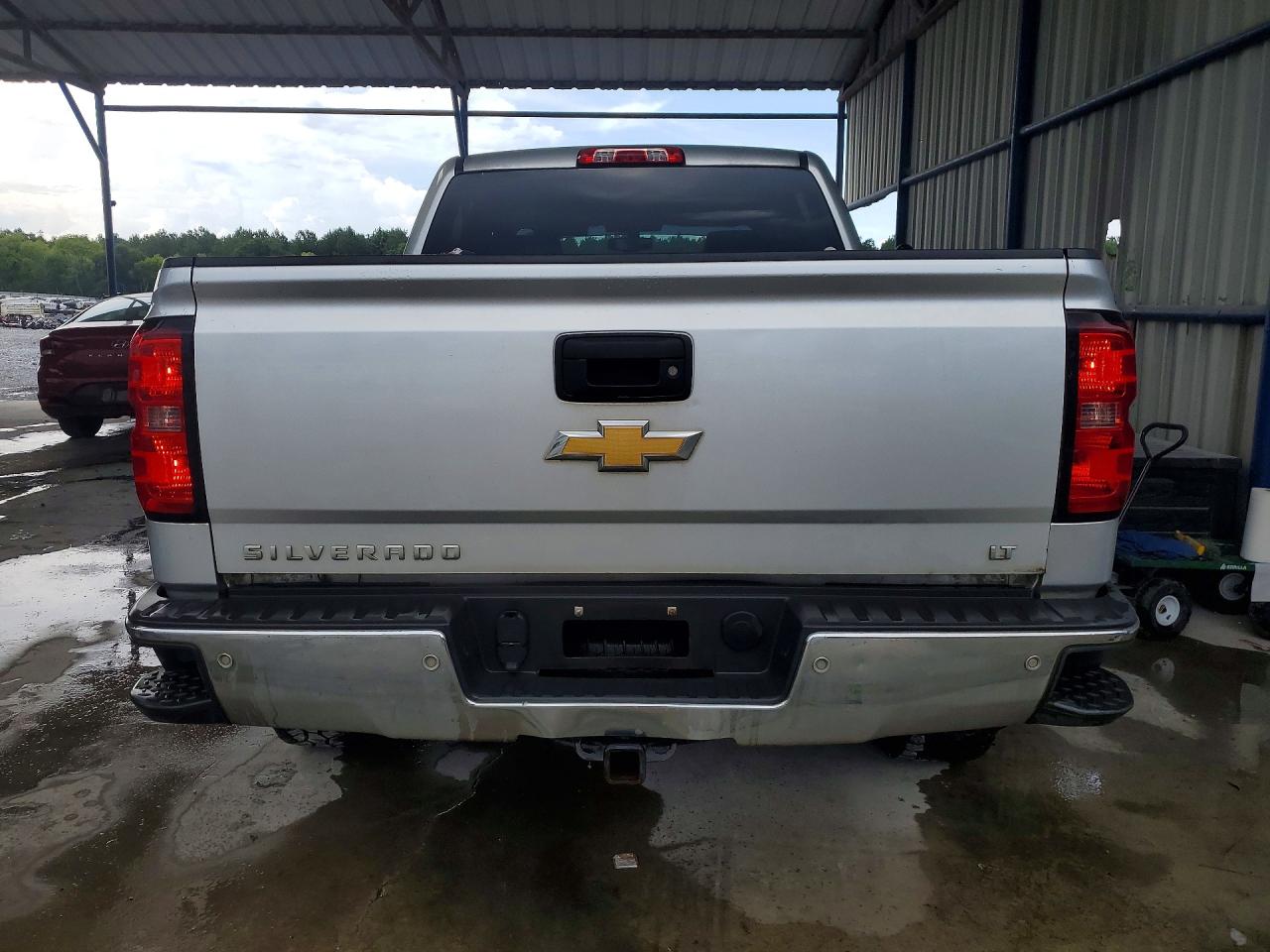 2014 Chevrolet Silverado K1500 Lt Silver vin: 3GCUKREC2EG389603