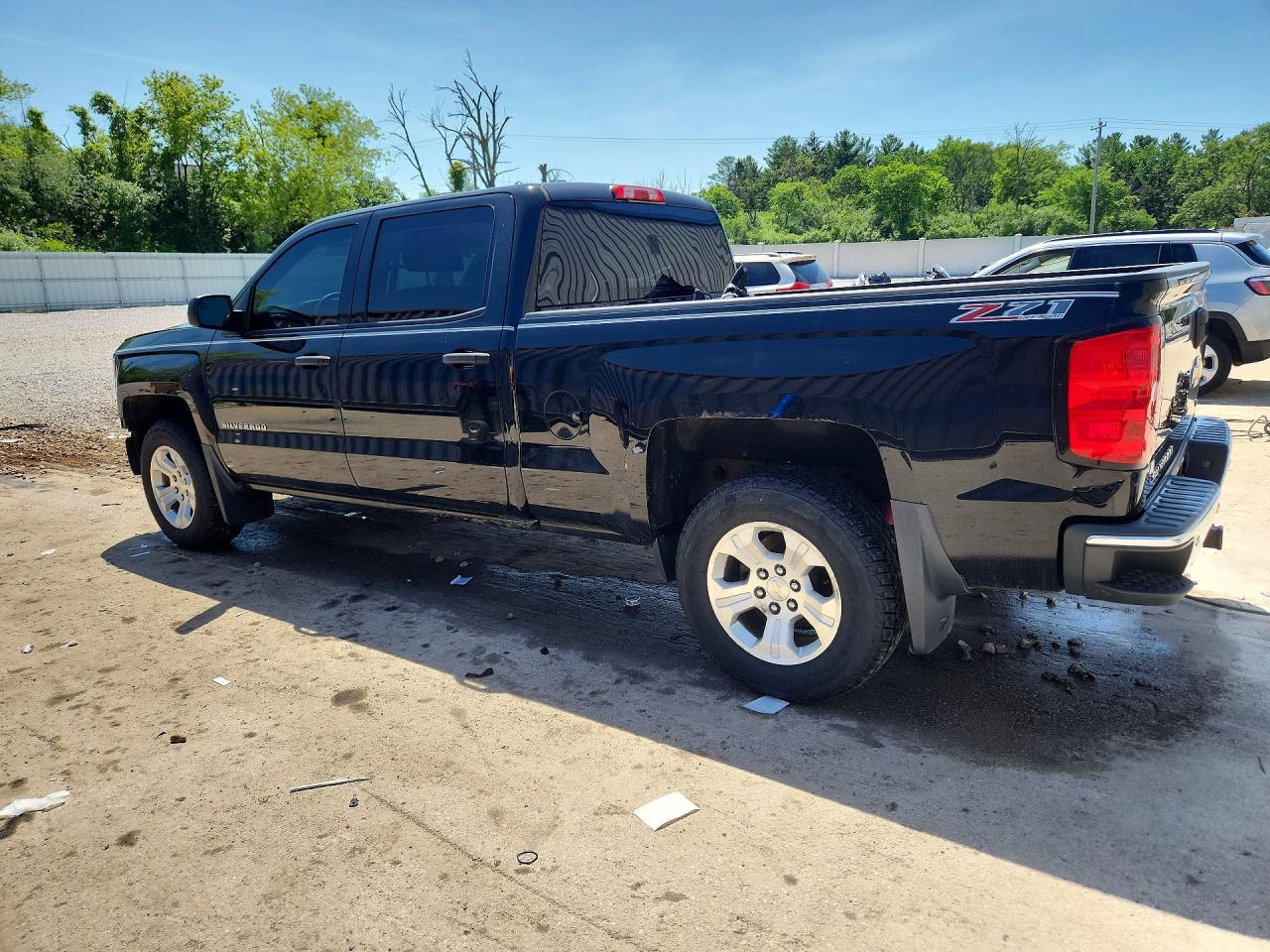 2014 Chevrolet Silverado K1500 Lt Black vin: 3GCUKREC2EG416203