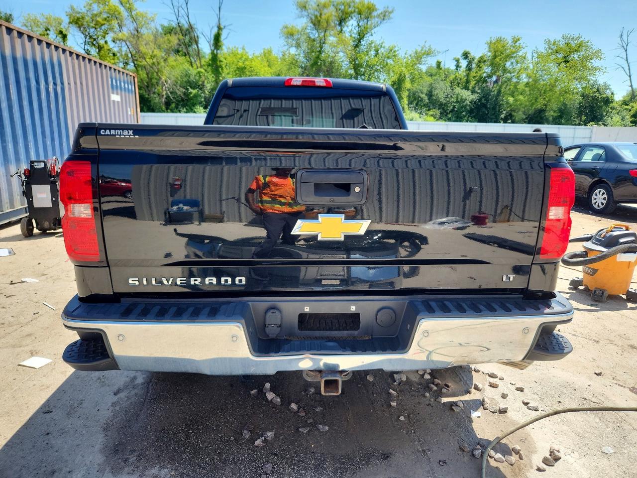 2014 Chevrolet Silverado K1500 Lt Black vin: 3GCUKREC2EG416203