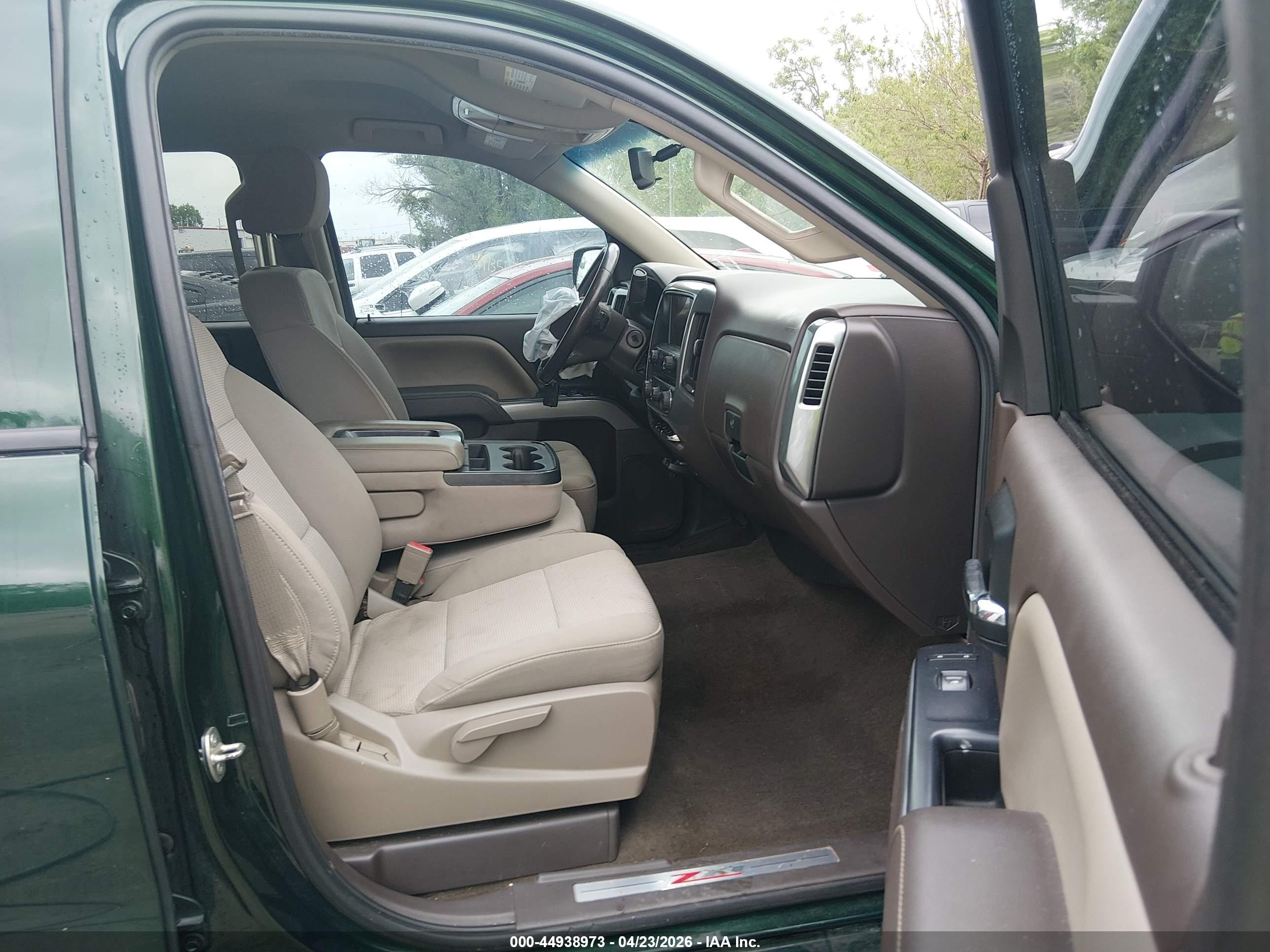 2014 Chevrolet Silverado 1500 2lt Green vin: 3GCUKREC2EG426763