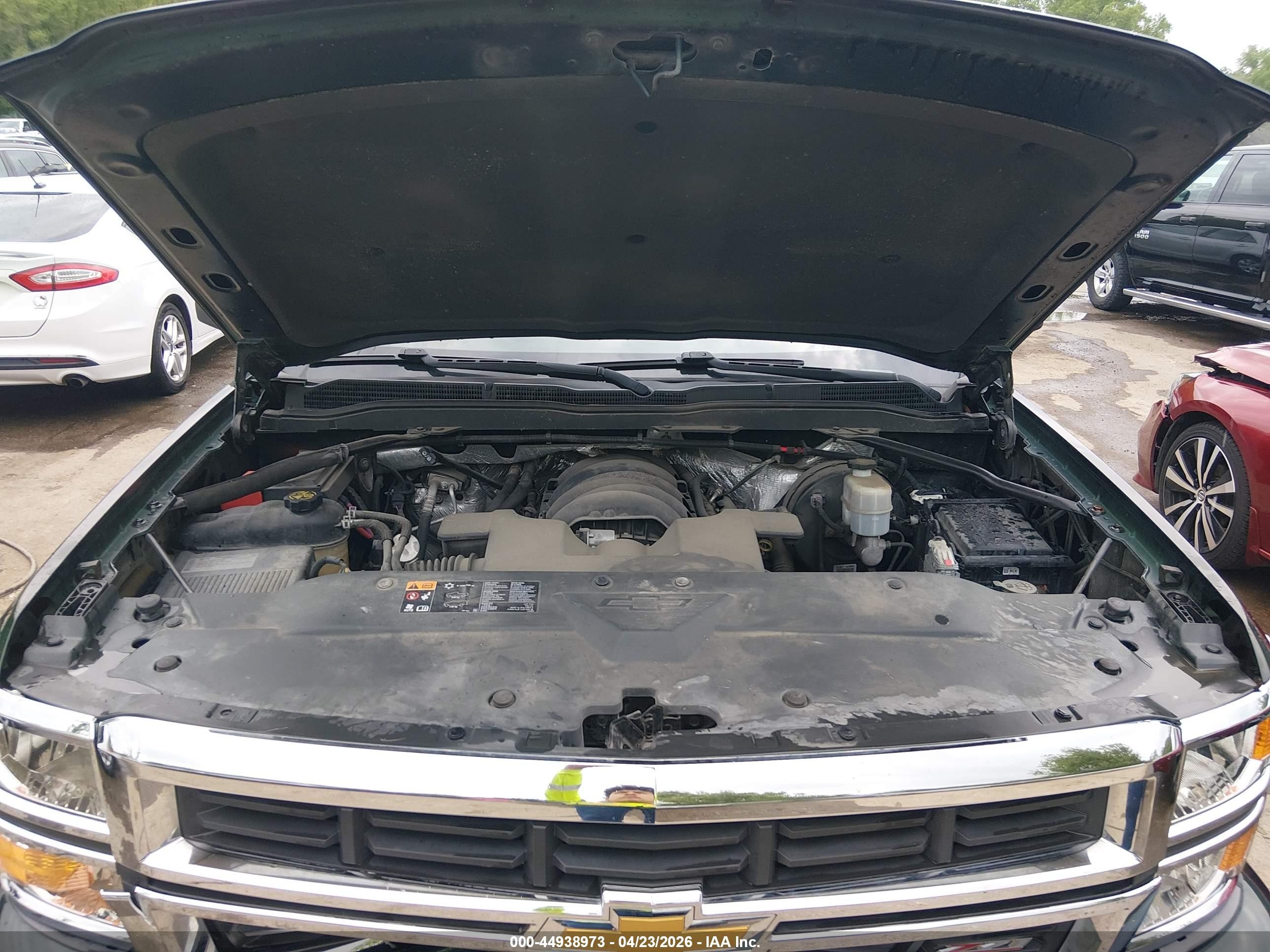 2014 Chevrolet Silverado 1500 2lt Green vin: 3GCUKREC2EG426763