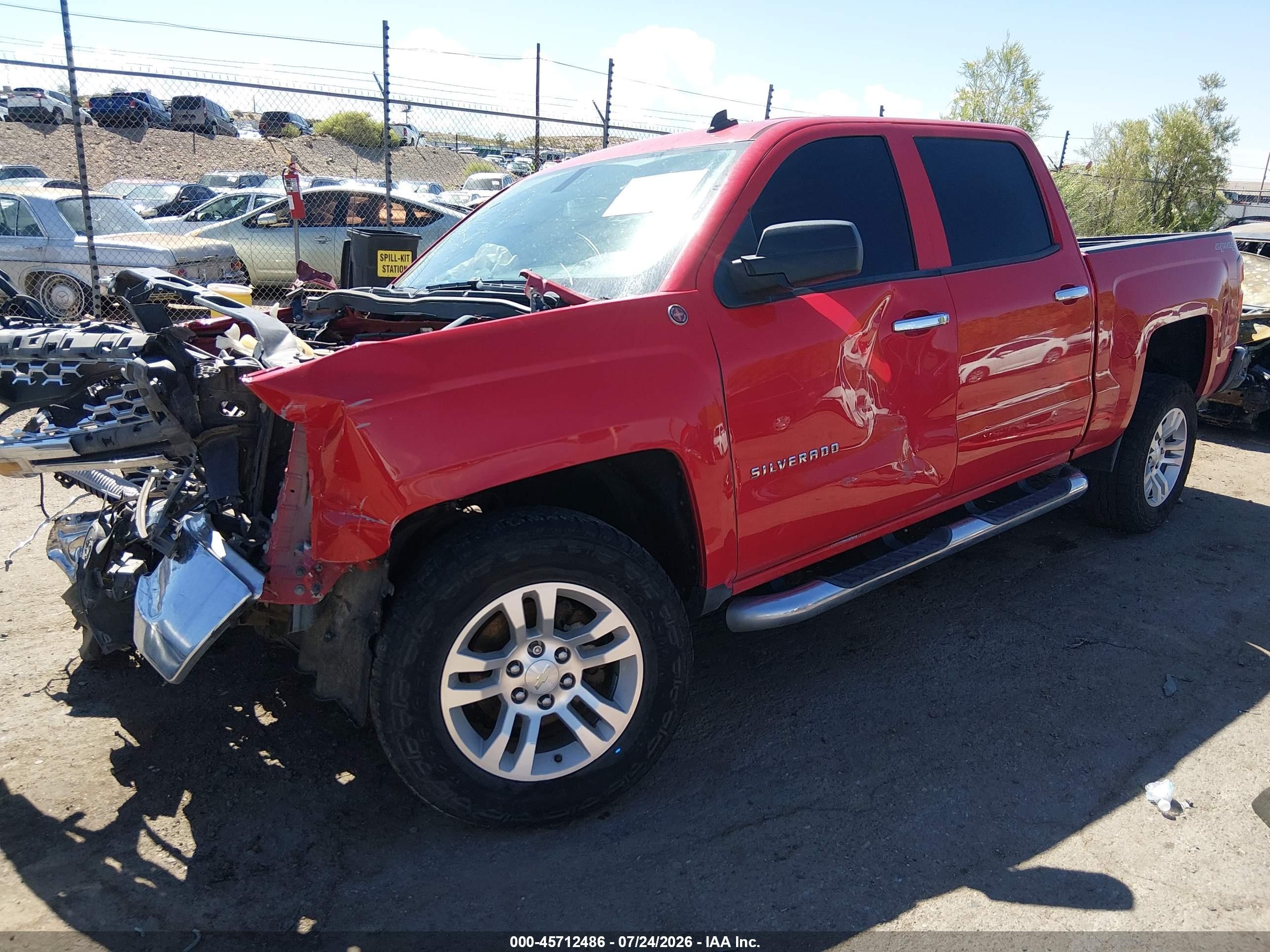 2014 Chevrolet Silverado 1500 Lt Red vin: 3GCUKREC2EG456099