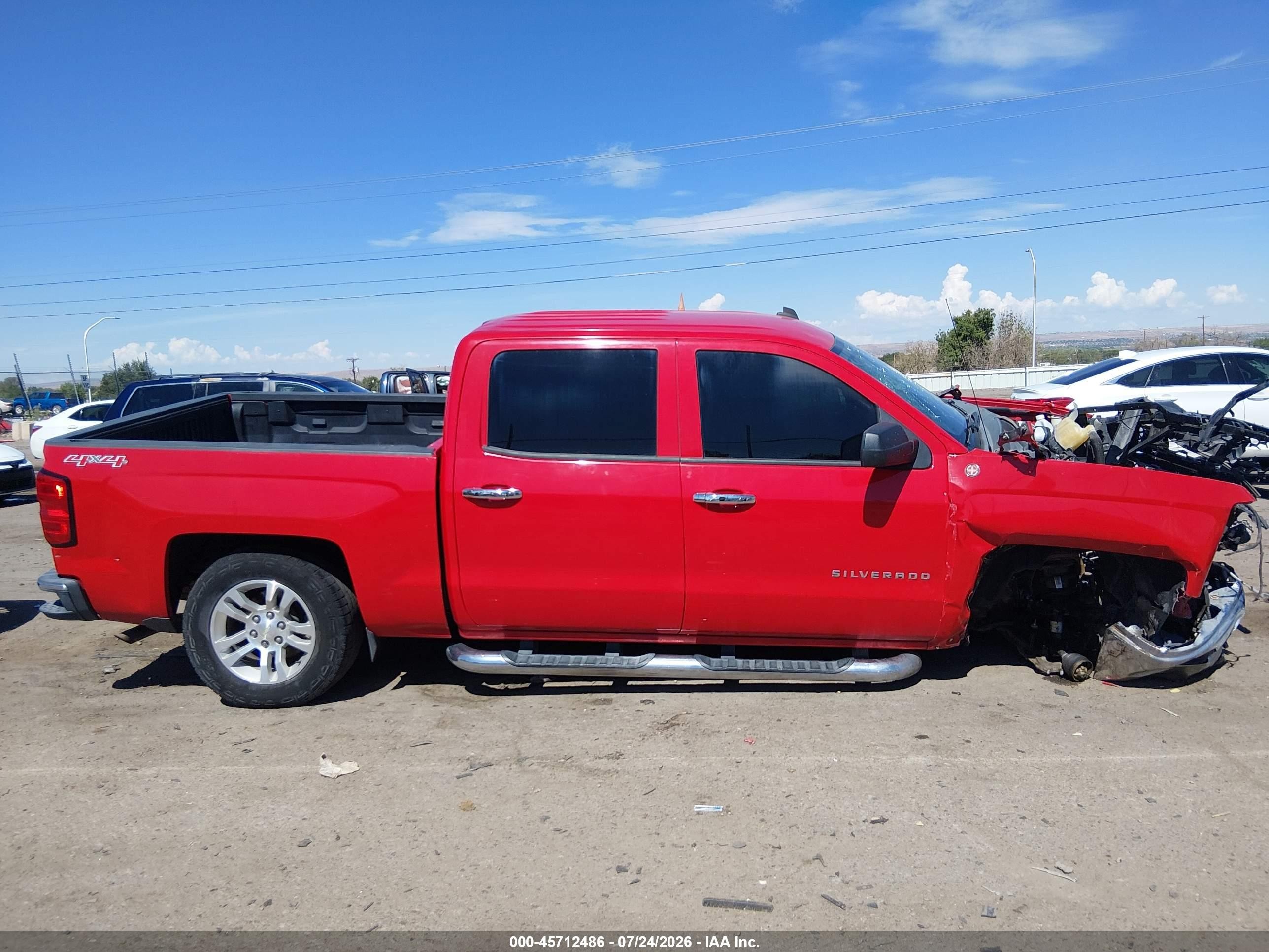 2014 Chevrolet Silverado 1500 Lt Red vin: 3GCUKREC2EG456099