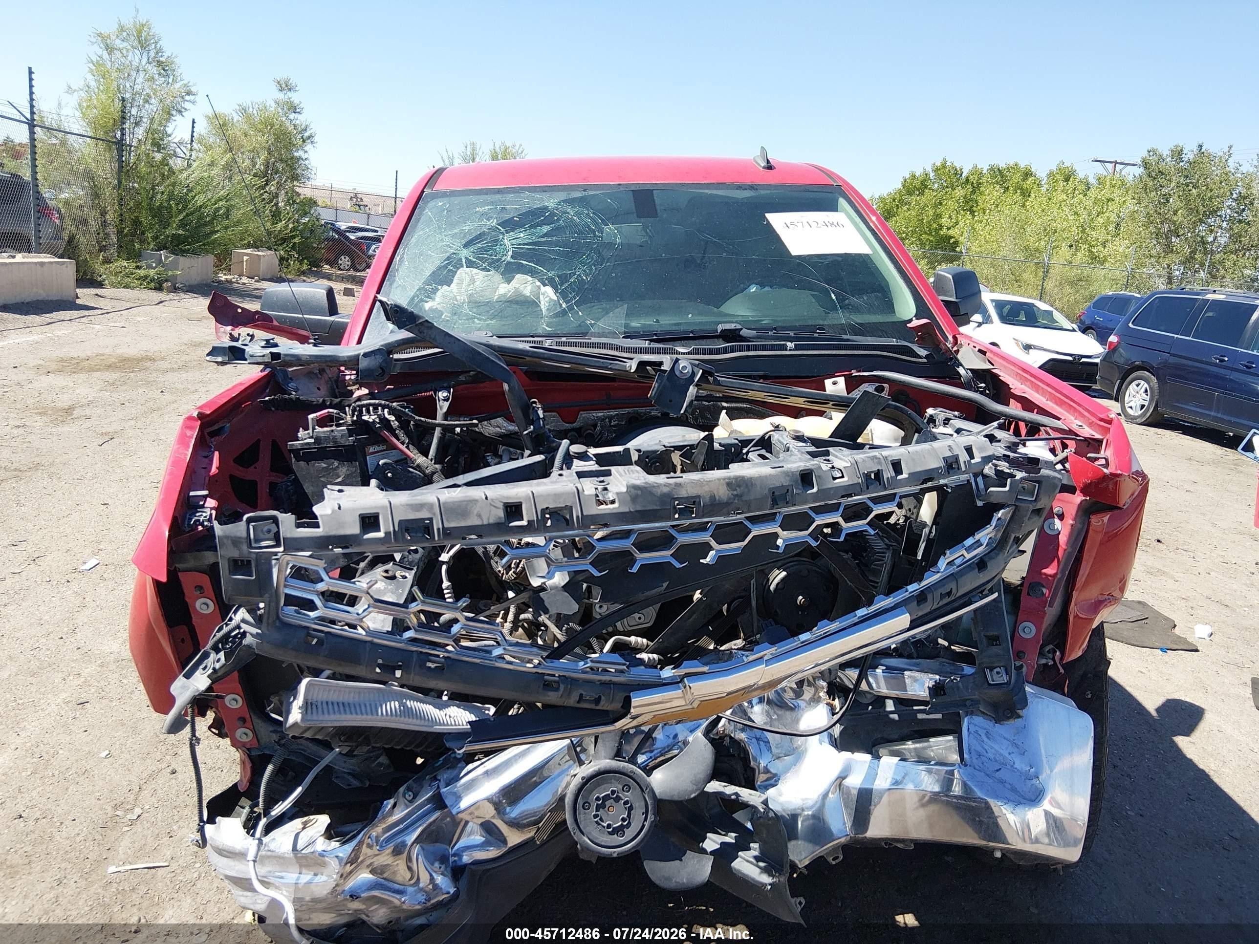 2014 Chevrolet Silverado 1500 Lt Red vin: 3GCUKREC2EG456099