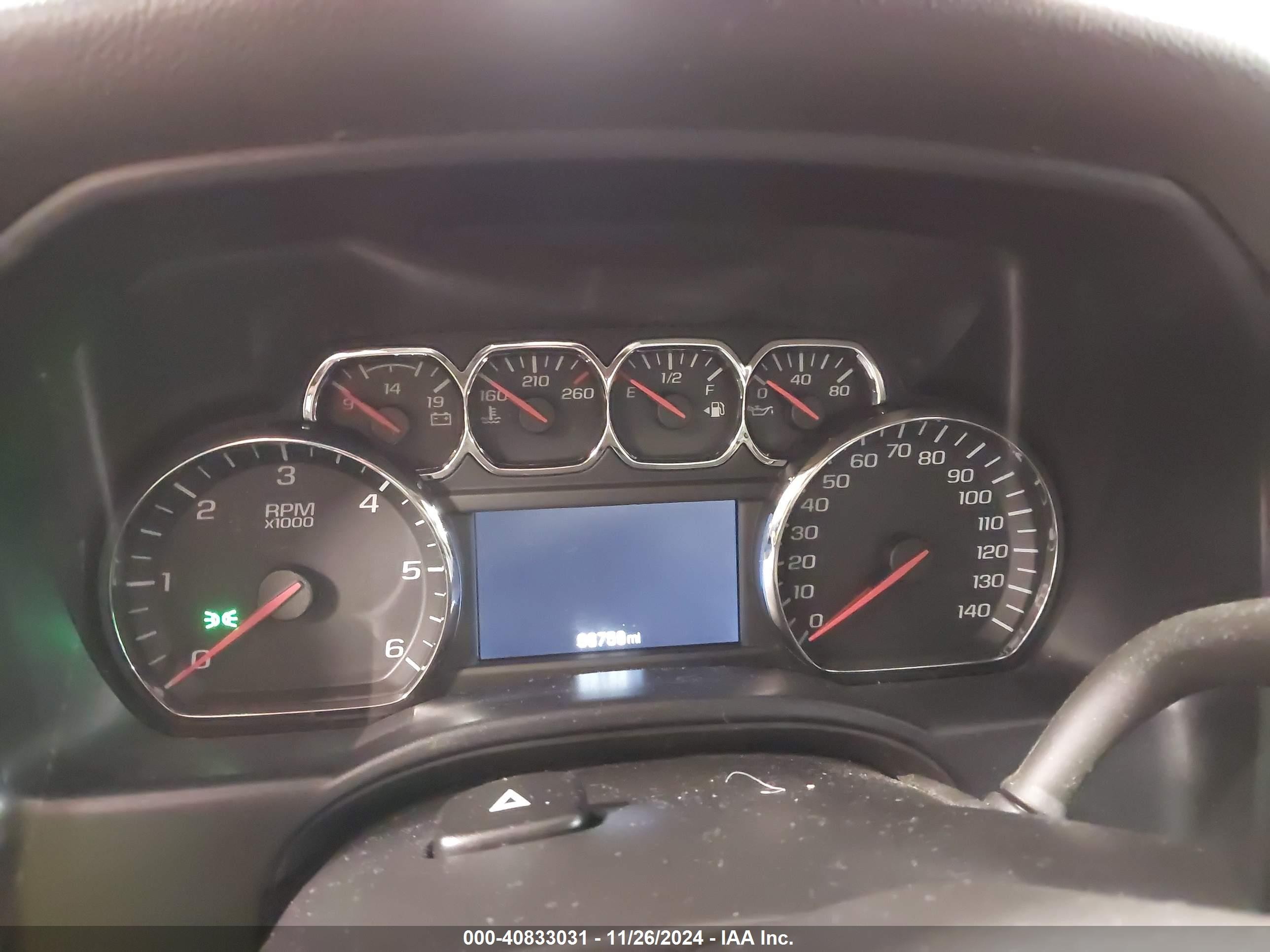 2014 Chevrolet Silverado 1500 1lt Red vin: 3GCUKREC2EG506547