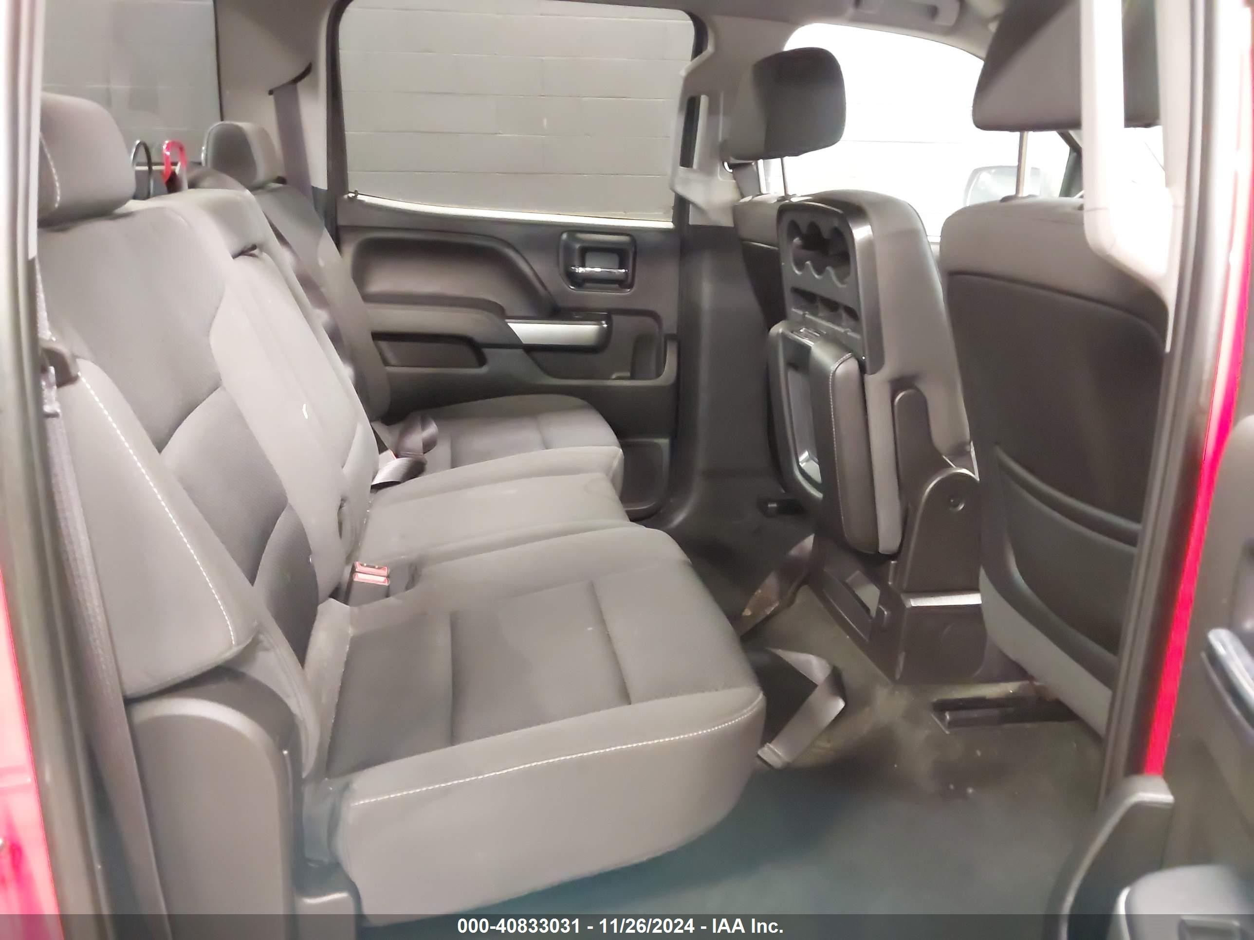 2014 Chevrolet Silverado 1500 1lt Red vin: 3GCUKREC2EG506547