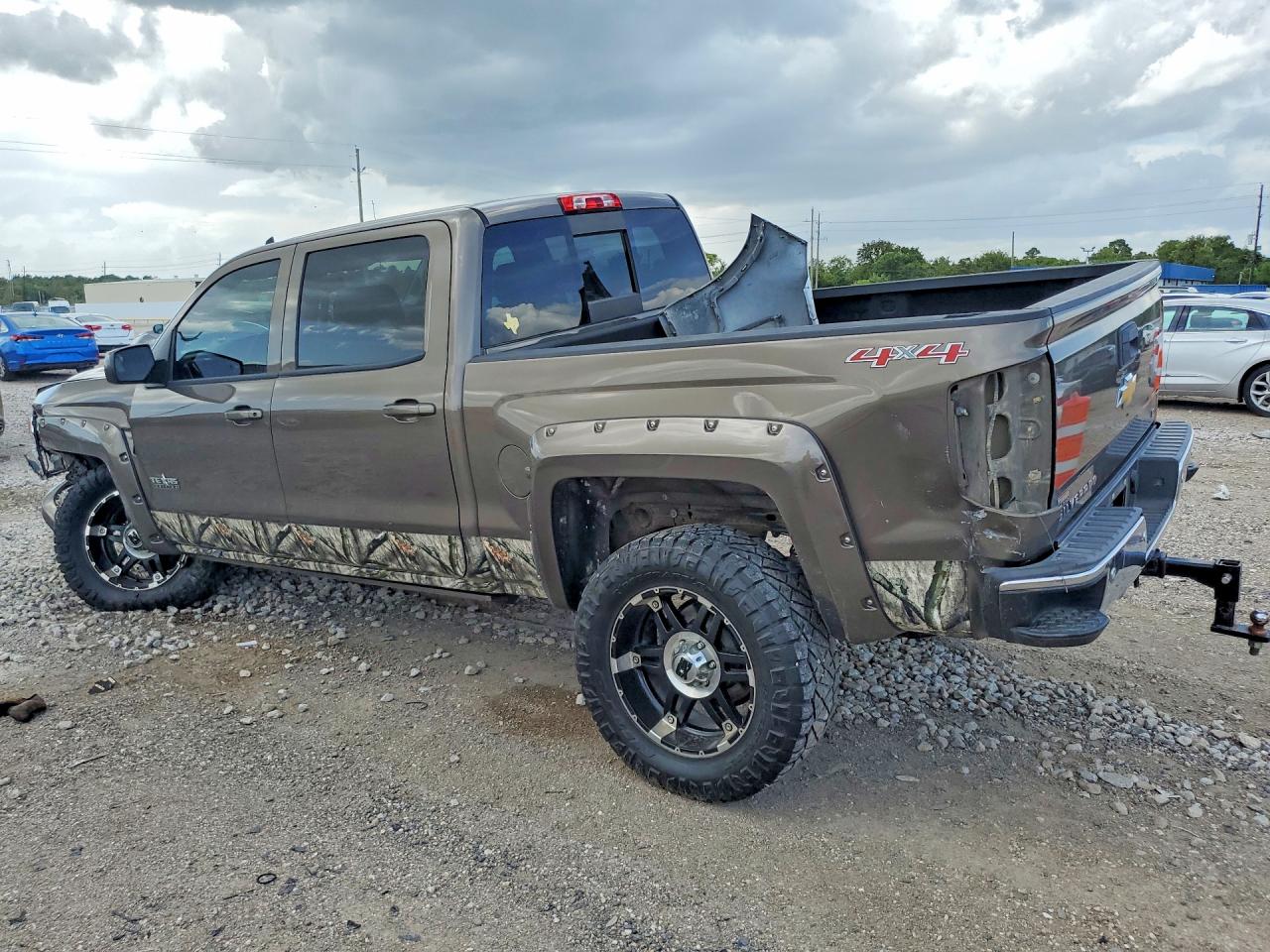 2014 Chevrolet Silverado K1500 Lt Коричневый vin: 3GCUKREC2EG540892