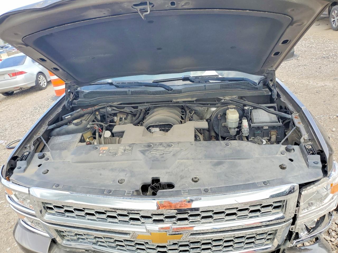 2014 Chevrolet Silverado K1500 Lt Коричневый vin: 3GCUKREC2EG540892