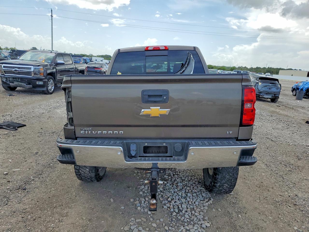 2014 Chevrolet Silverado K1500 Lt Коричневый vin: 3GCUKREC2EG540892