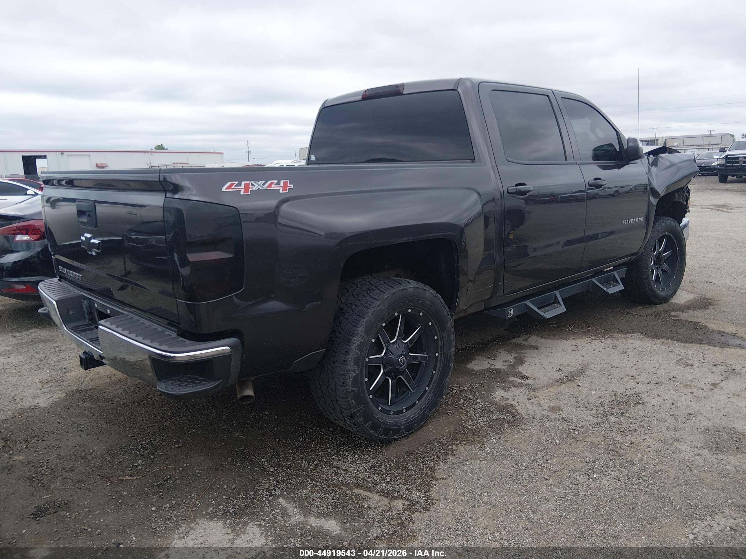 2014 Chevrolet Silverado 1500 1lt Gray vin: 3GCUKREC2EG567395