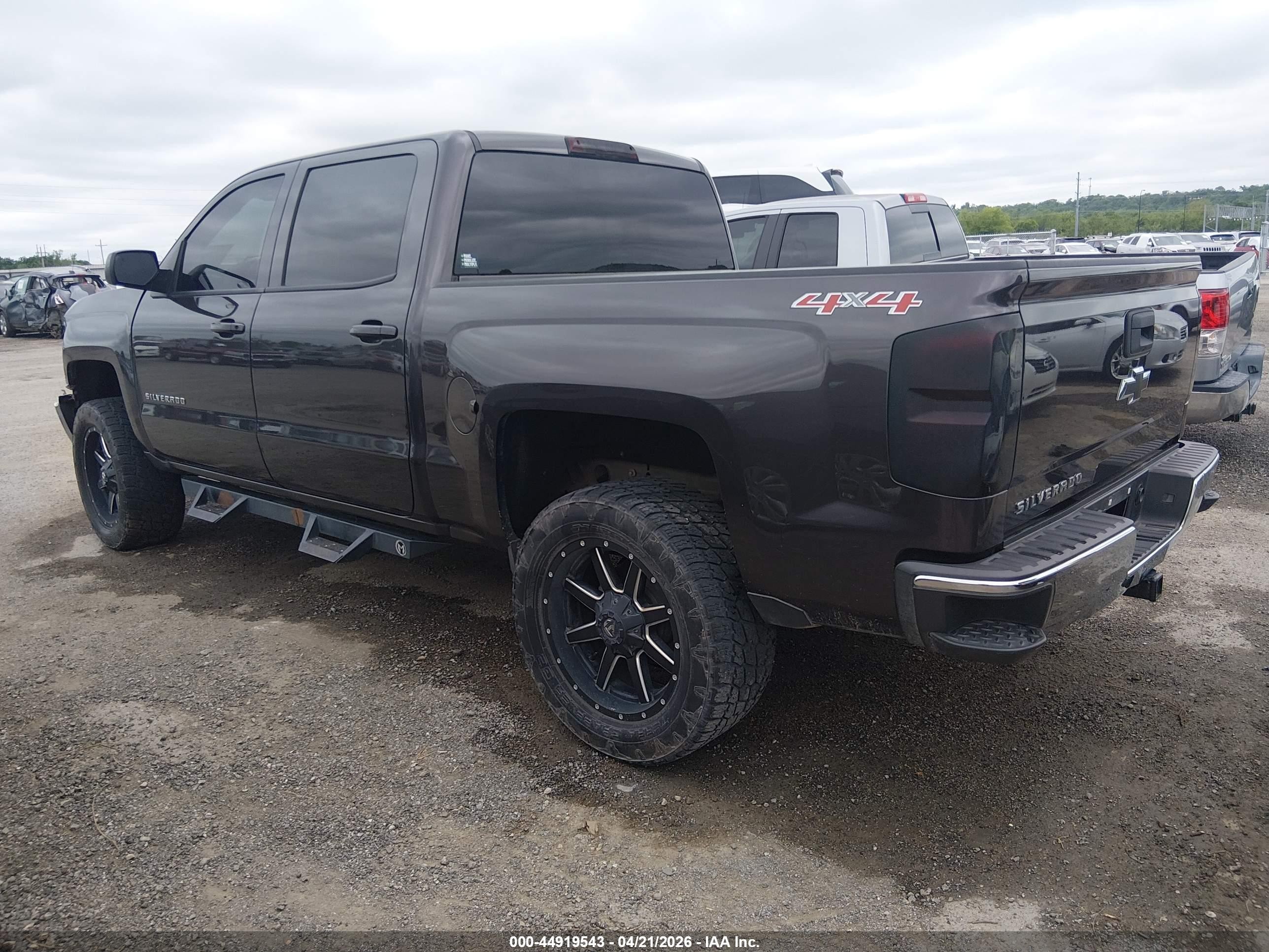 2014 Chevrolet Silverado 1500 1lt Gray vin: 3GCUKREC2EG567395