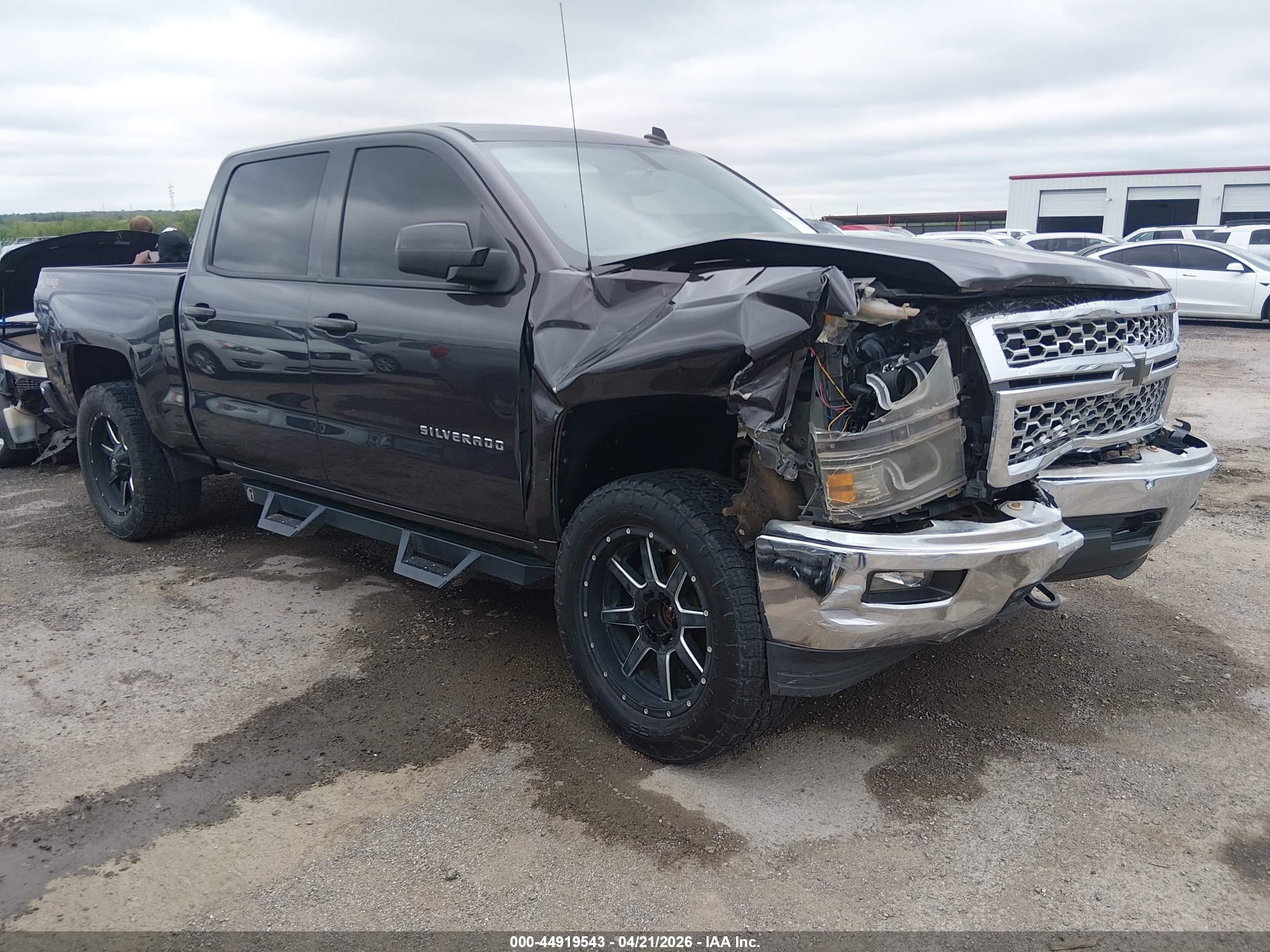 2014 Chevrolet Silverado 1500 1lt Gray vin: 3GCUKREC2EG567395