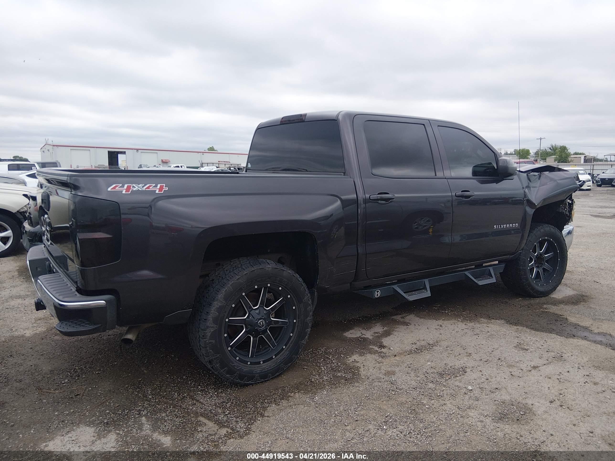 2014 Chevrolet Silverado 1500 1lt Gray vin: 3GCUKREC2EG567395