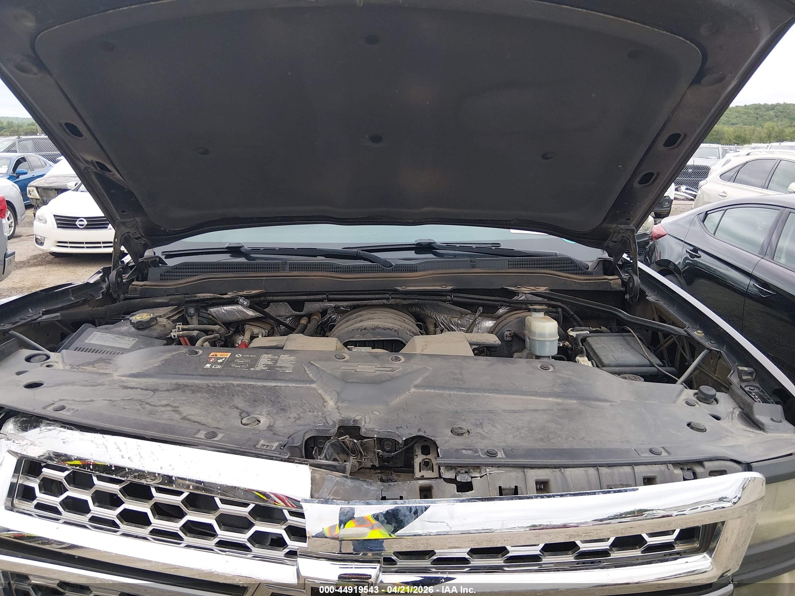 2014 Chevrolet Silverado 1500 1lt Gray vin: 3GCUKREC2EG567395