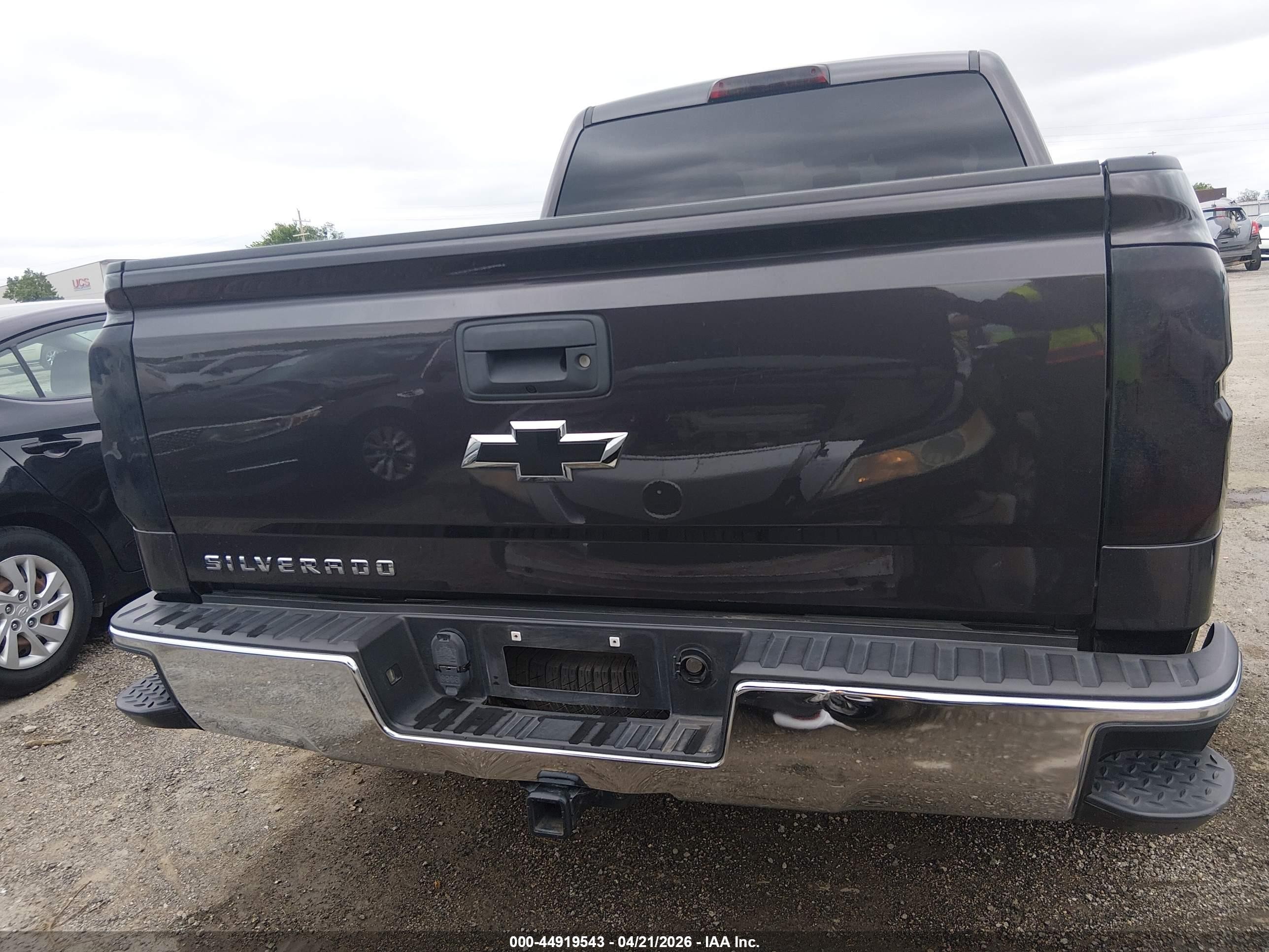 2014 Chevrolet Silverado 1500 1lt Gray vin: 3GCUKREC2EG567395