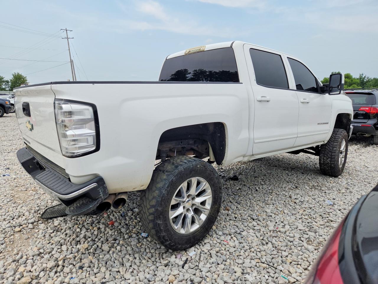 2015 Chevrolet Silverado K1500 Lt Белый vin: 3GCUKREC2FG112483