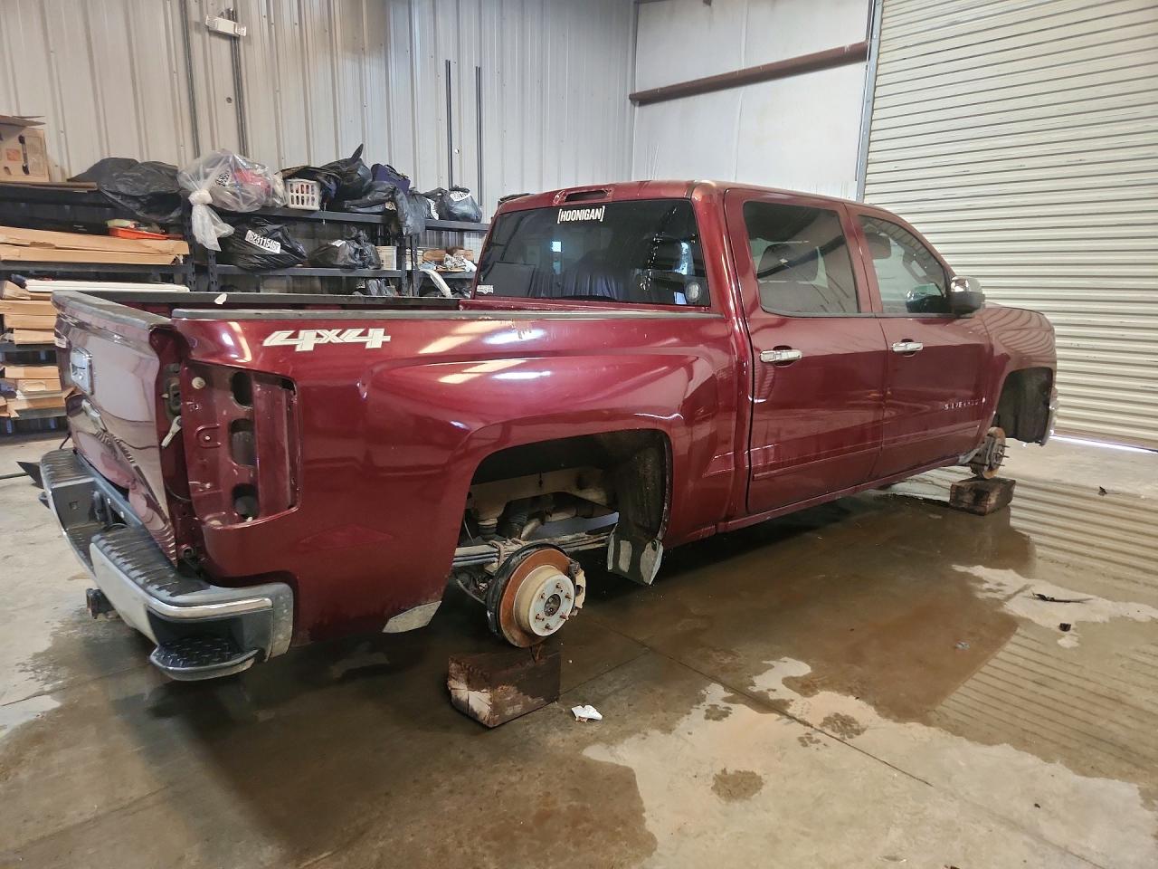2015 Chevrolet Silverado K1500 Lt Maroon vin: 3GCUKREC2FG113066