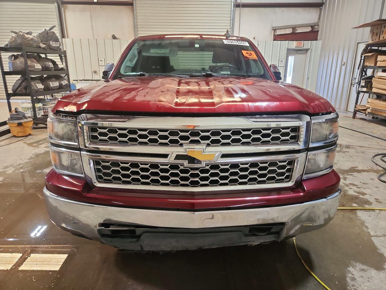 2015 Chevrolet Silverado K1500 Lt Maroon vin: 3GCUKREC2FG113066