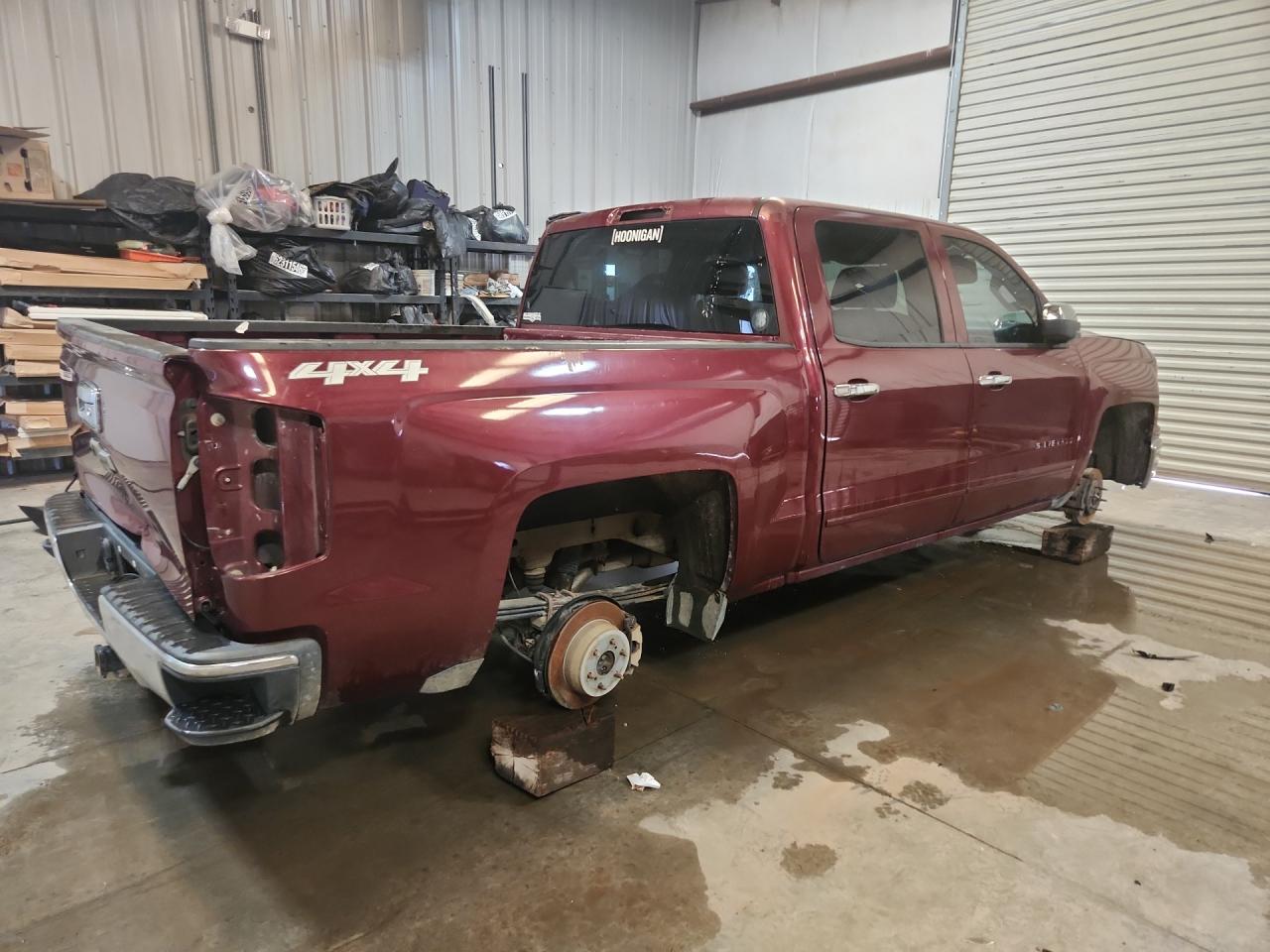 2015 Chevrolet Silverado K1500 Lt Maroon vin: 3GCUKREC2FG113066 Damage: Right Tail Light, Broken, Replacement Required