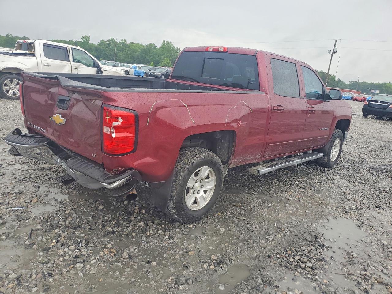 2015 Chevrolet Silverado K1500 Lt Burgundy vin: 3GCUKREC2FG208016