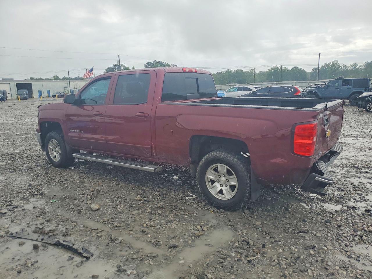 2015 Chevrolet Silverado K1500 Lt Burgundy vin: 3GCUKREC2FG208016