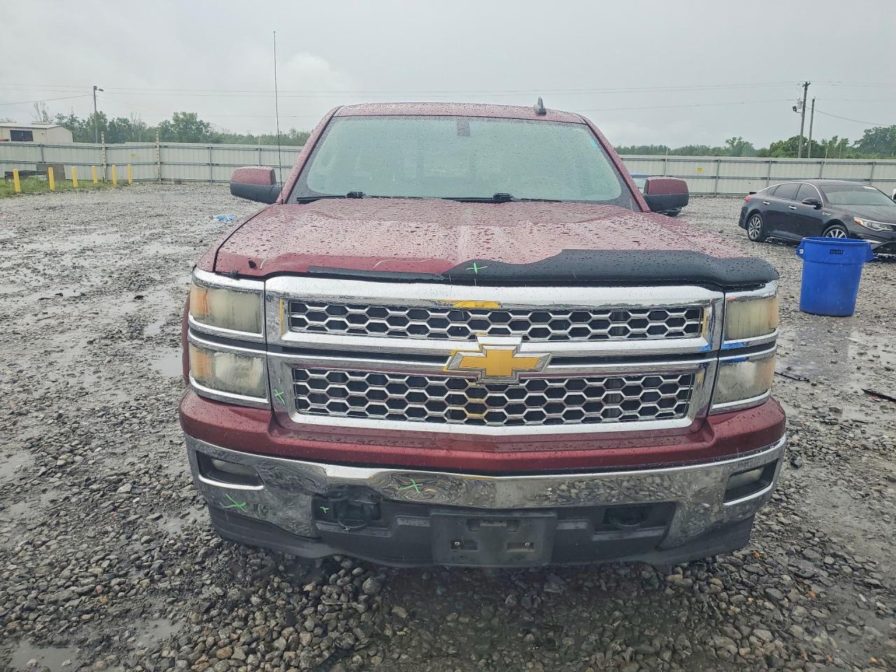 2015 Chevrolet Silverado K1500 Lt Burgundy vin: 3GCUKREC2FG208016