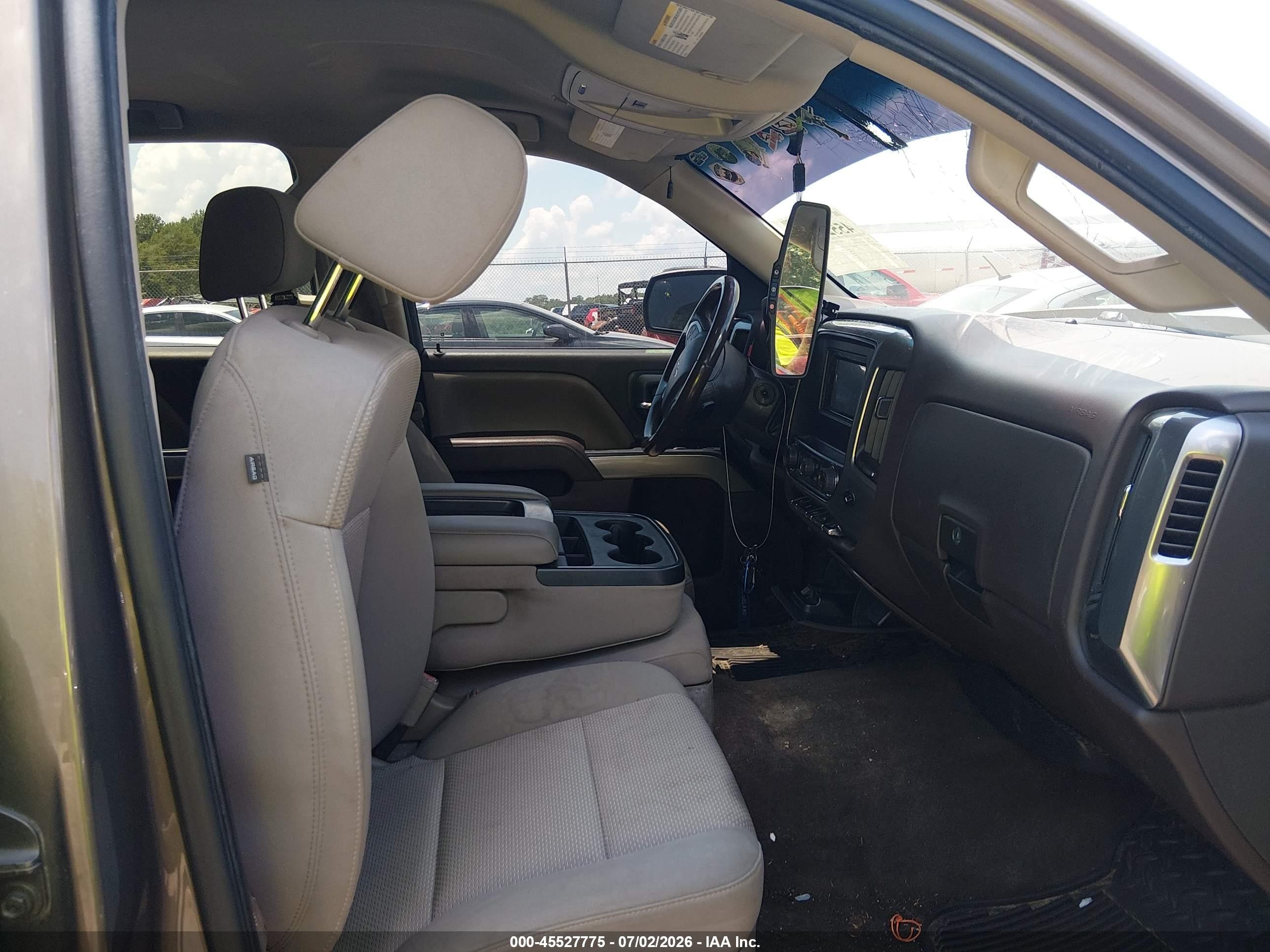 2015 Chevrolet Silverado 1500 Lt Brown vin: 3GCUKREC2FG399369