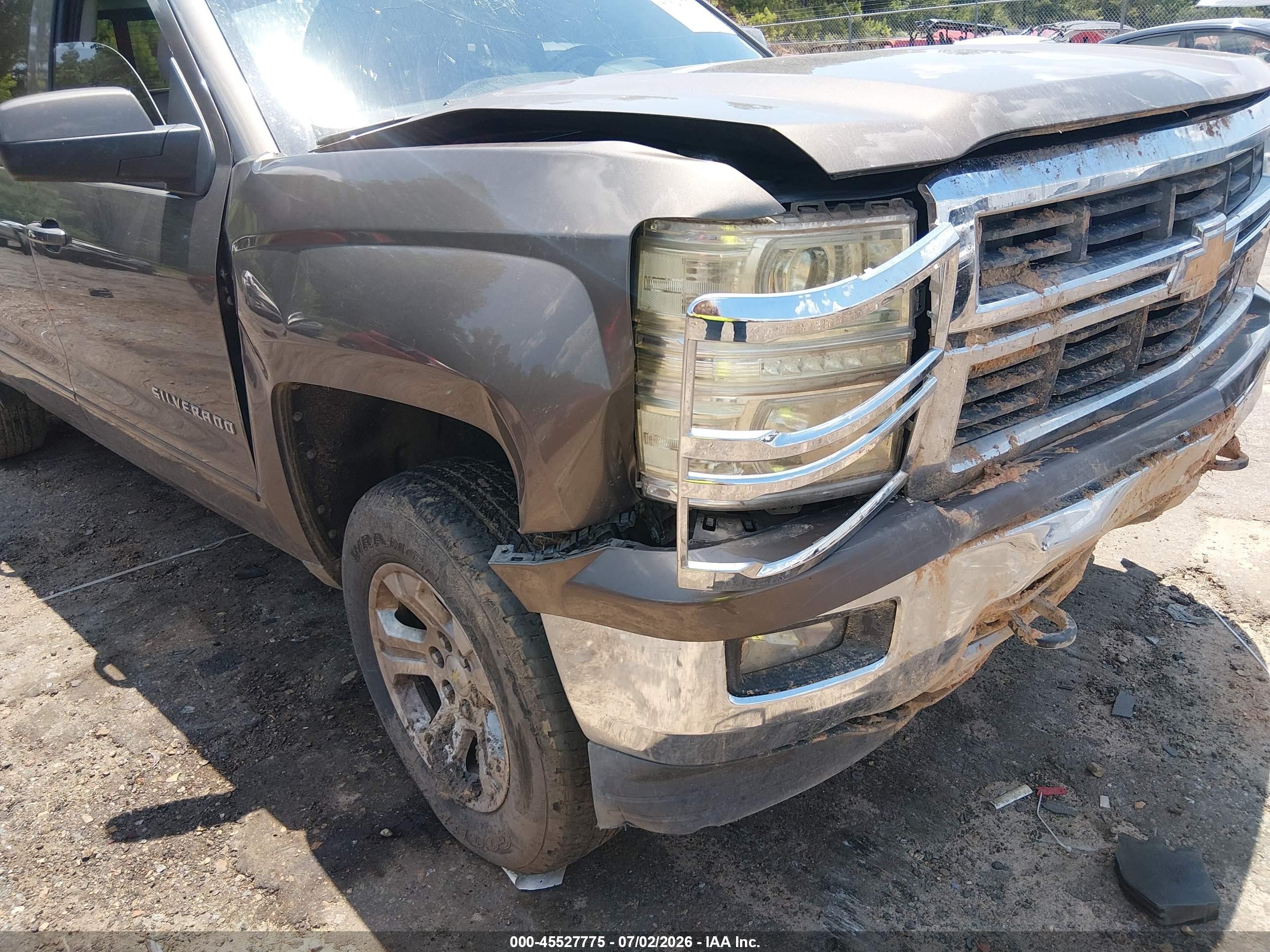 2015 Chevrolet Silverado 1500 Lt Brown vin: 3GCUKREC2FG399369